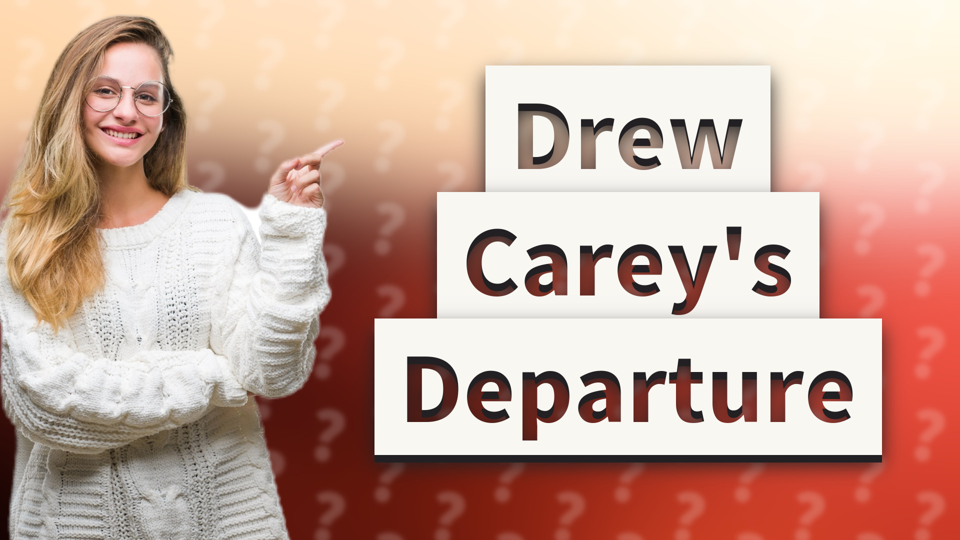 Drew Carey's Departure