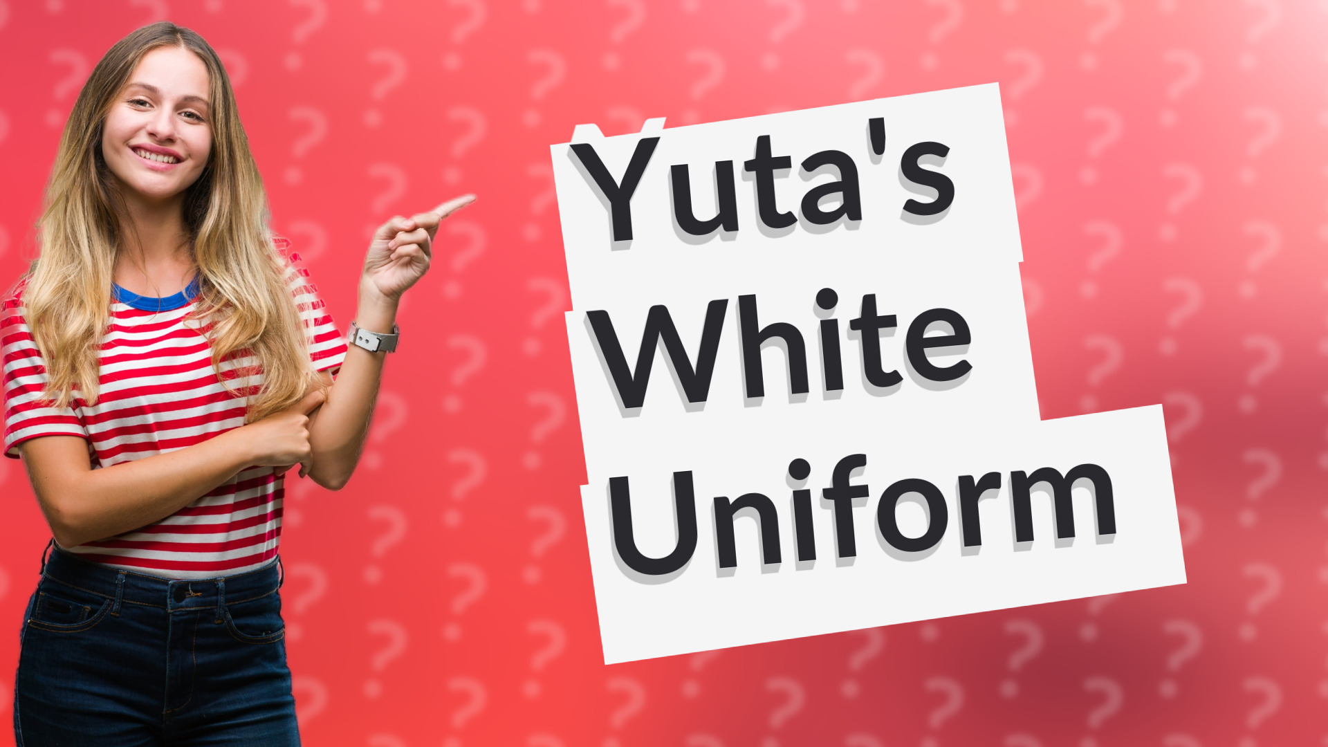 Yuta's White Uniform