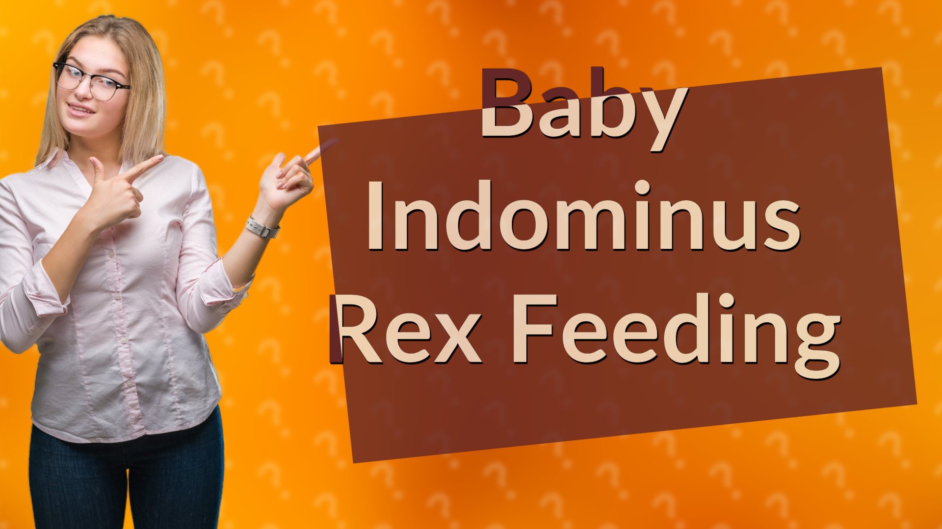 Baby Indominus Rex Feeding