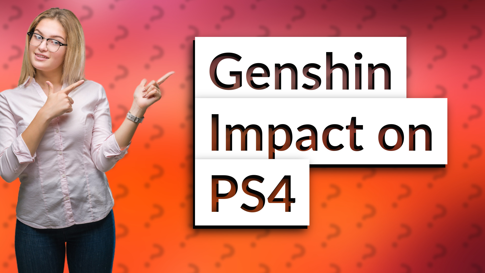 Genshin Impact on PS4
