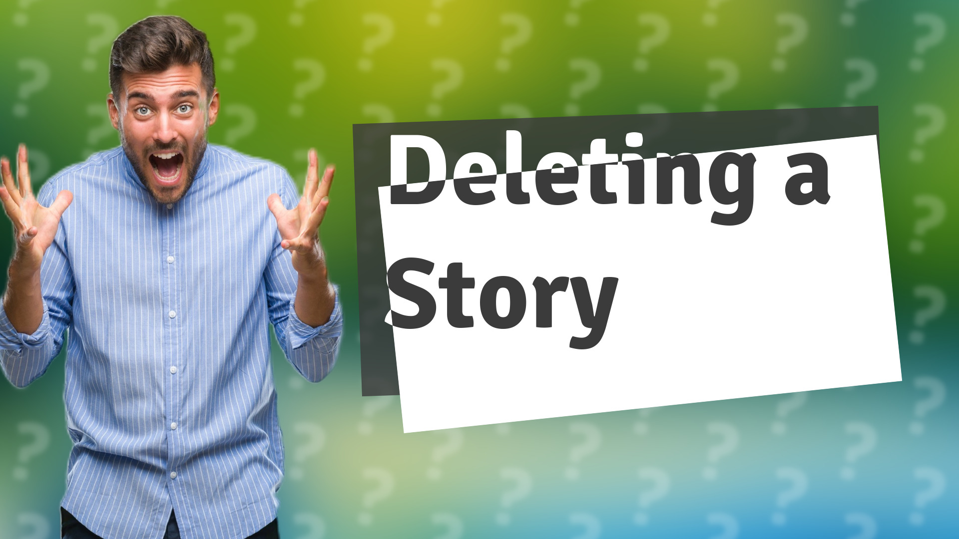 Deleting a Story