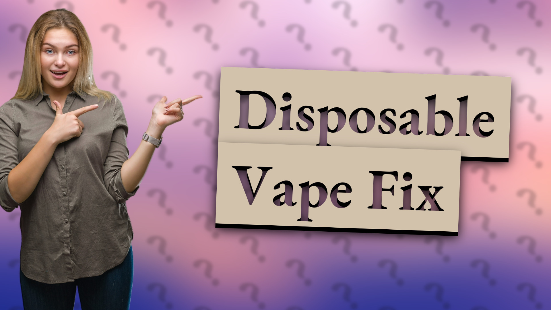 Disposable Vape Fix