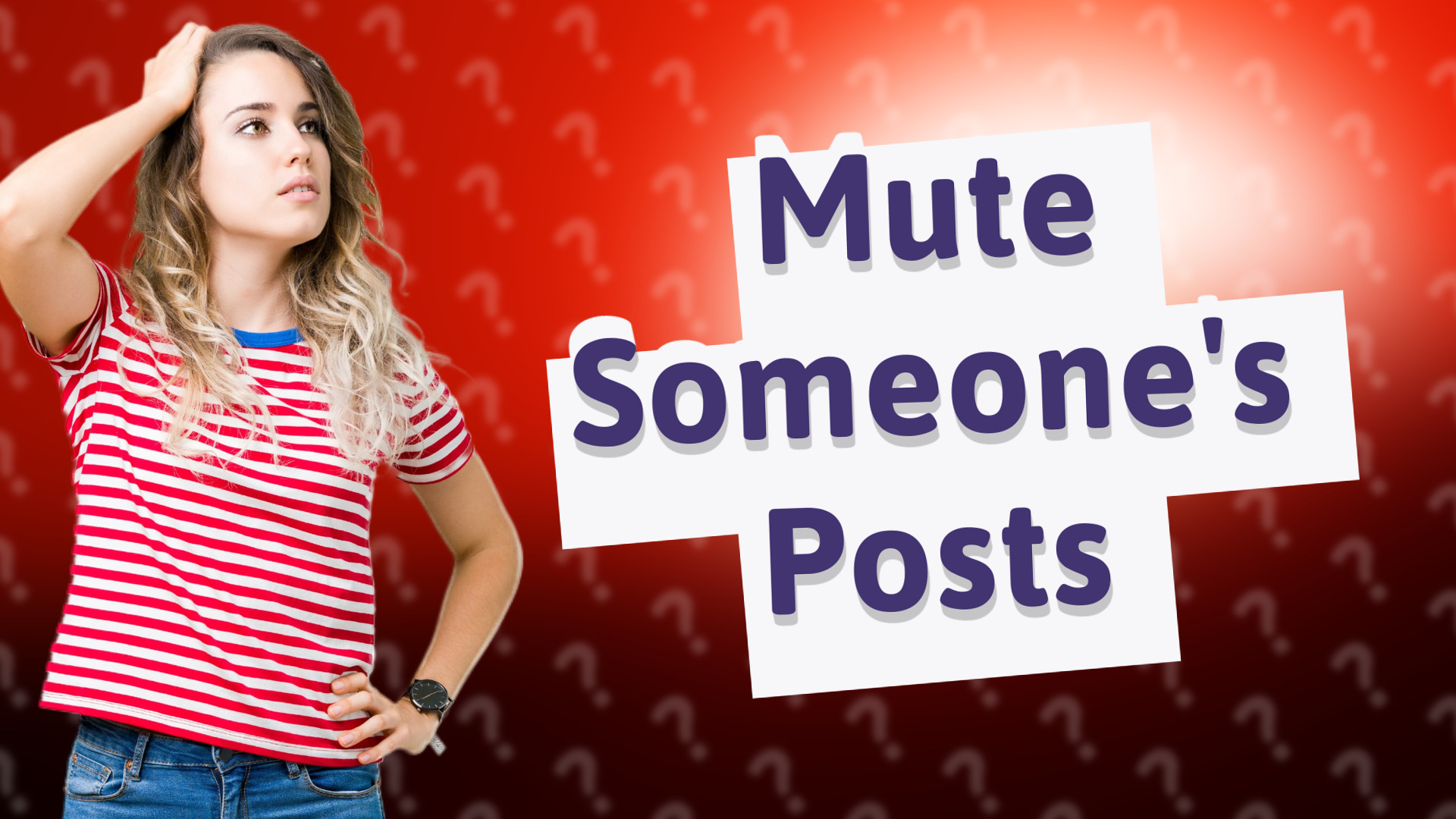 Mute Someone's Posts