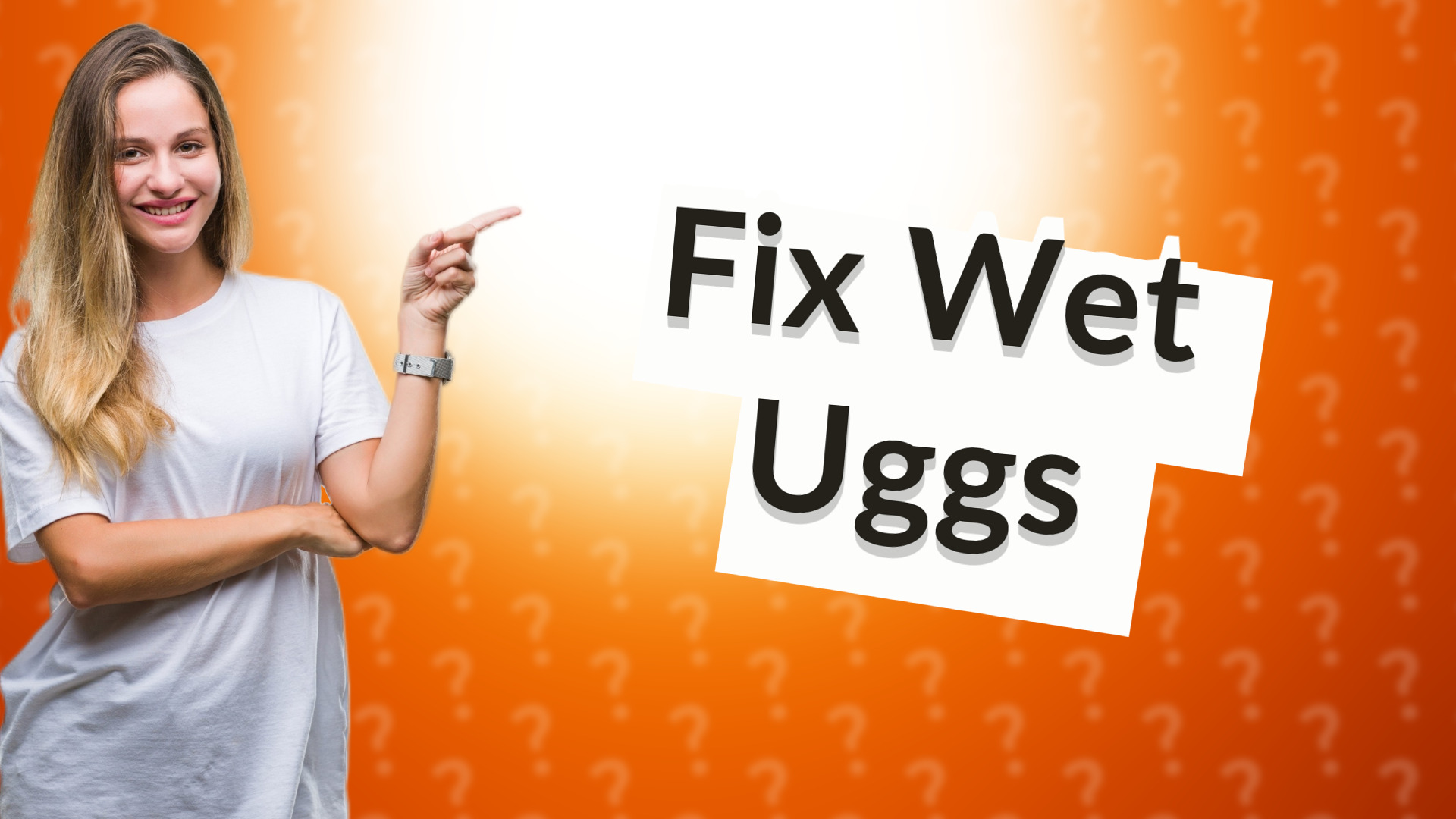 Fix Wet Uggs