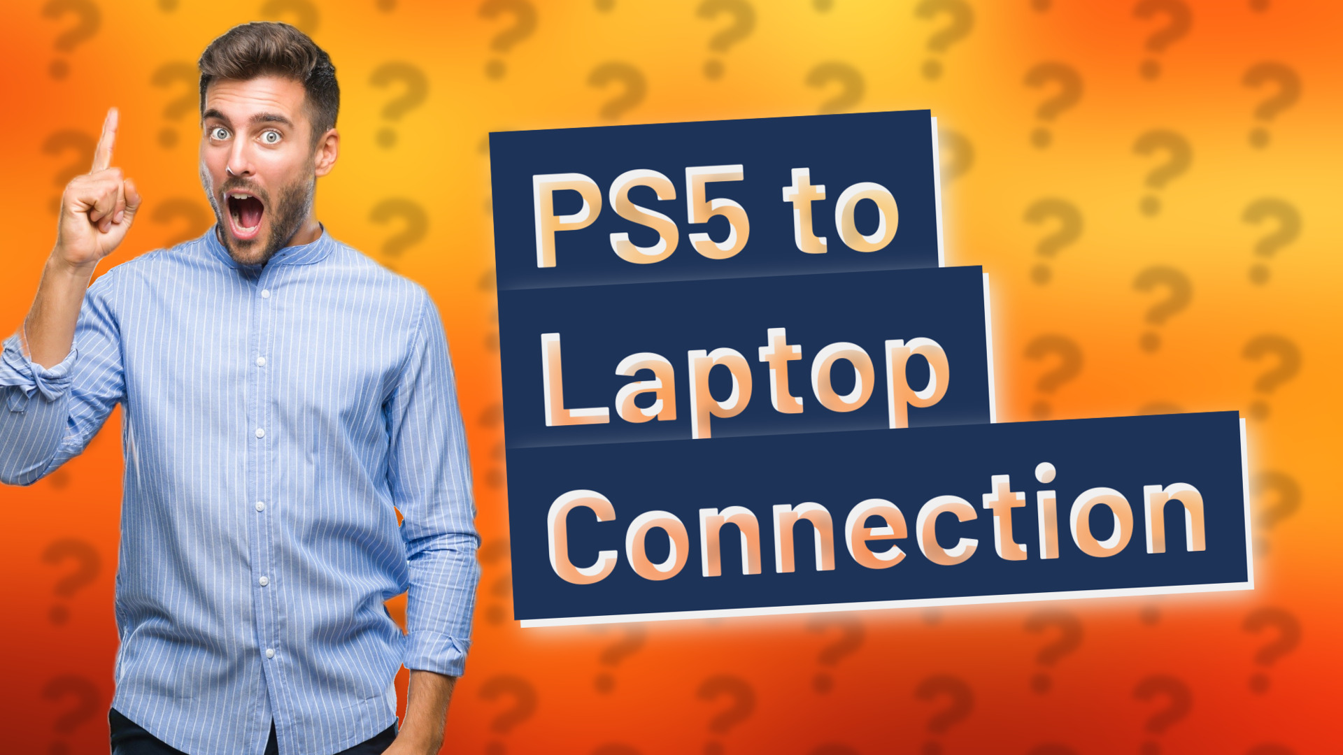 PS5 to Laptop Connection