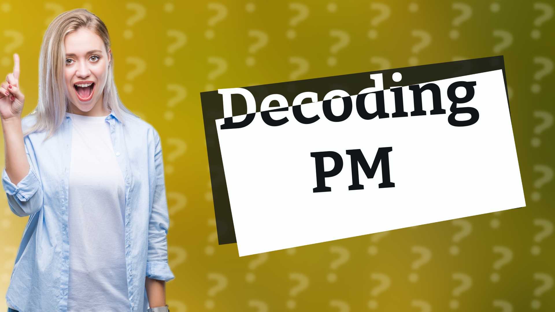 Decoding PM