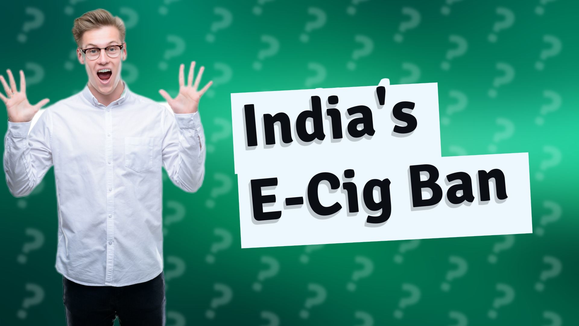 India's E-Cig Ban
