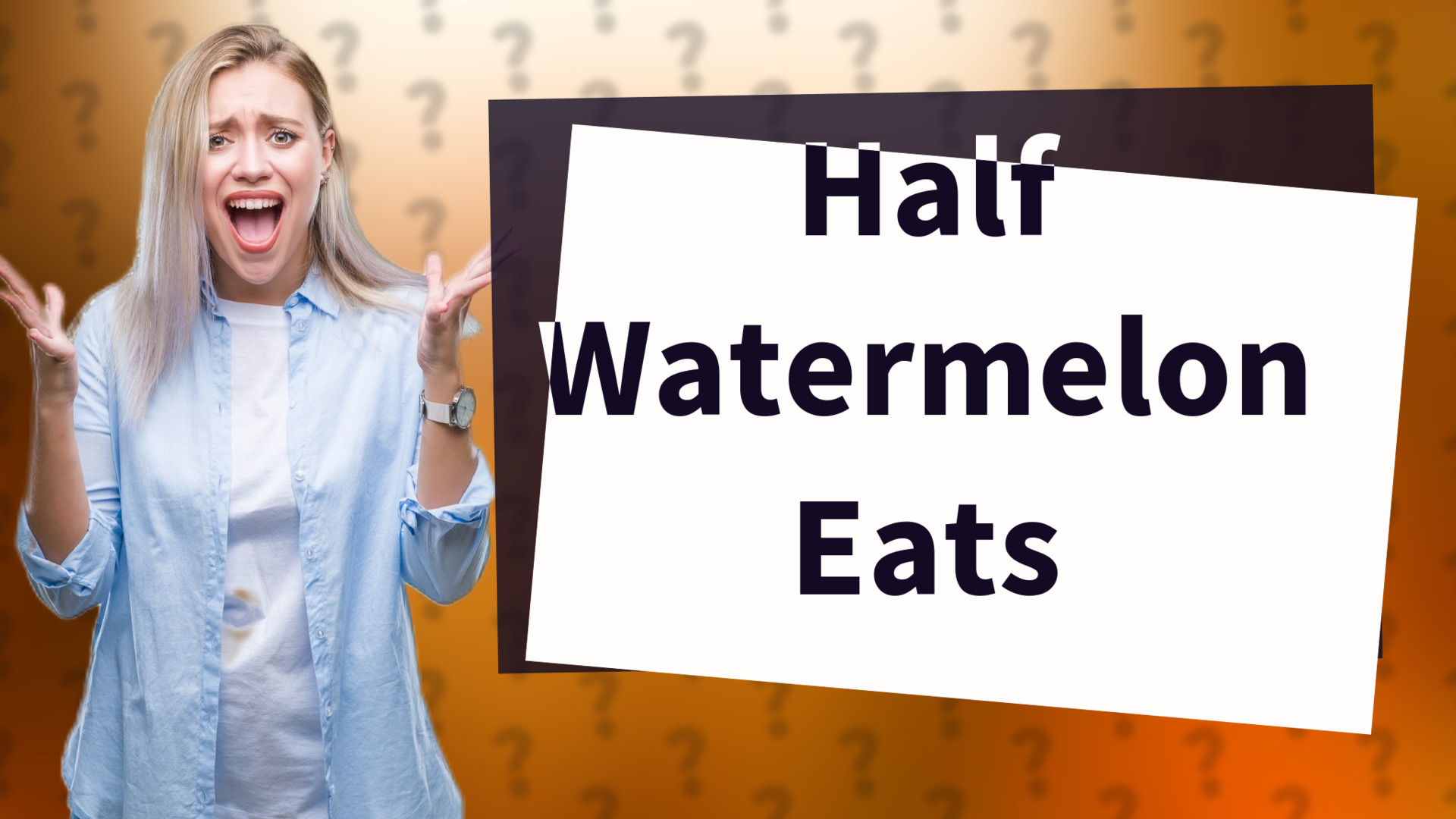 Half Watermelon Eats