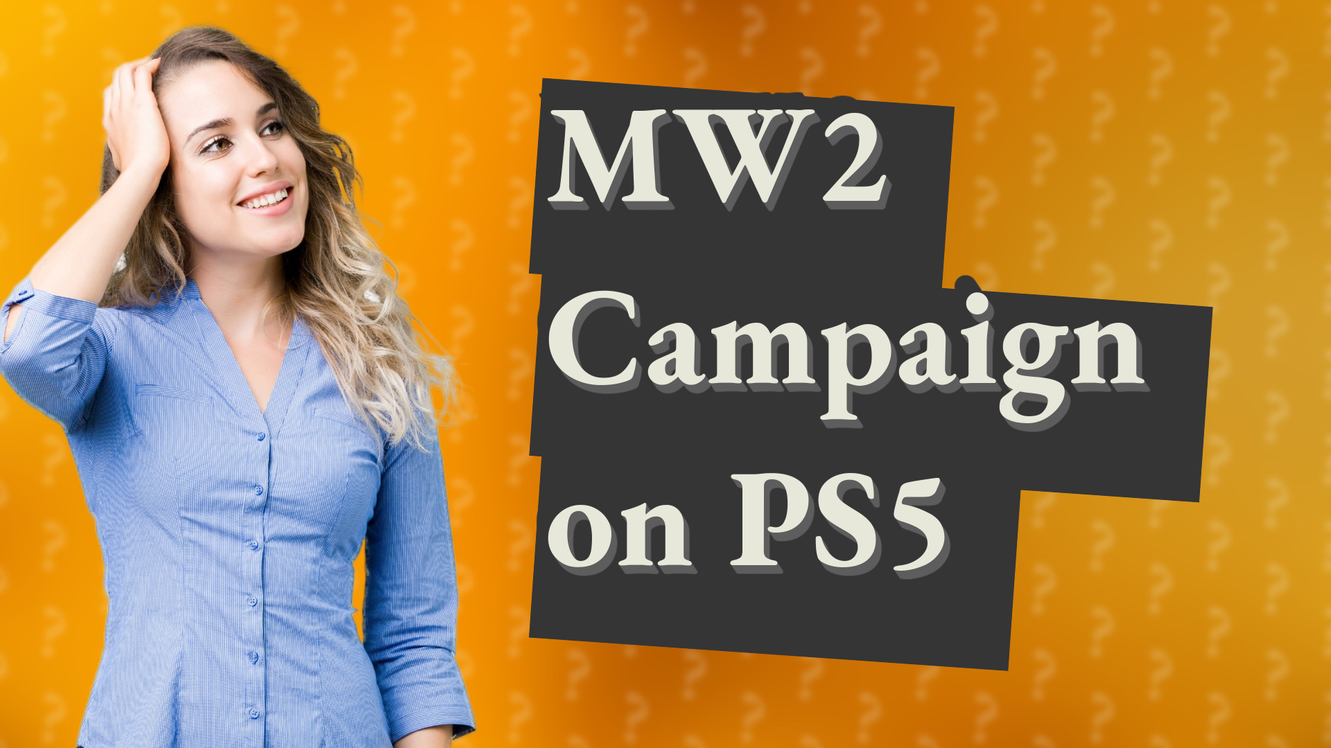 MW2 Campaign on PS5
