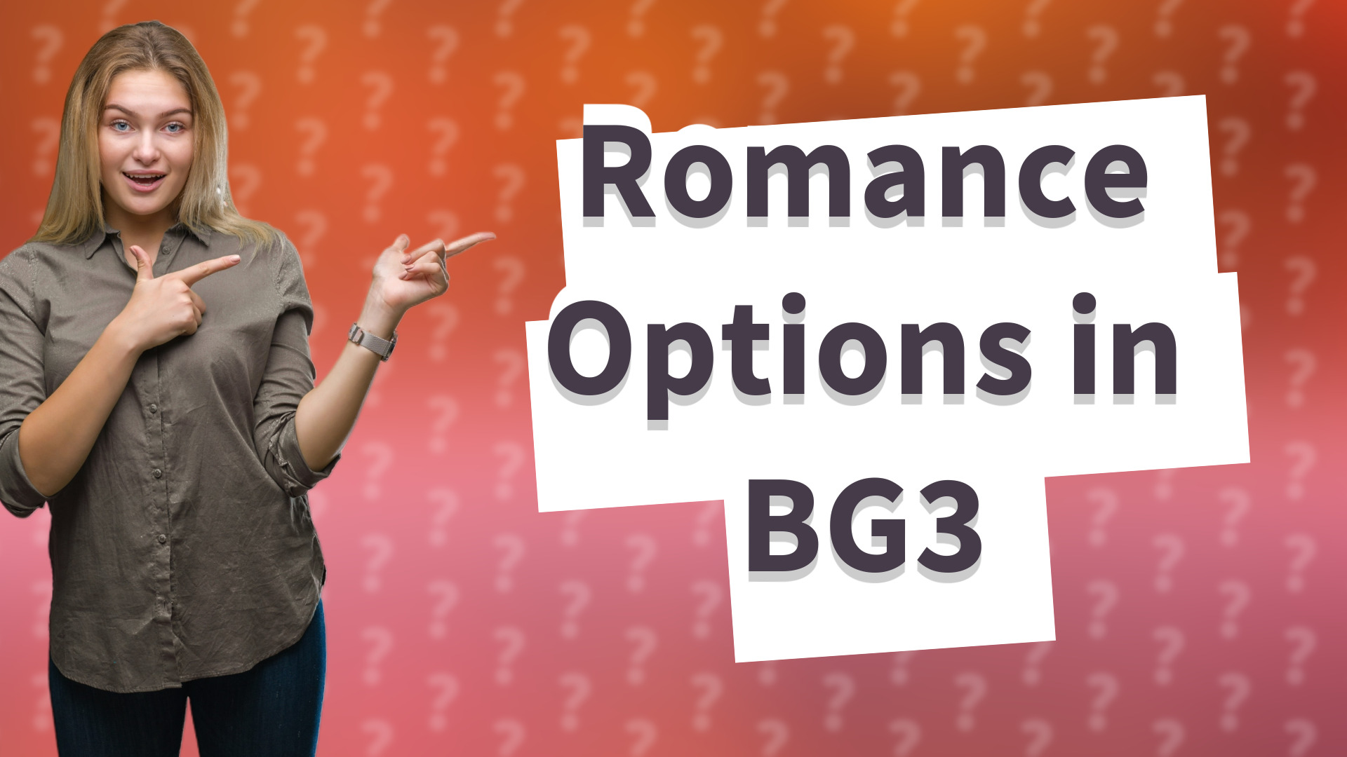 Romance Options in BG3