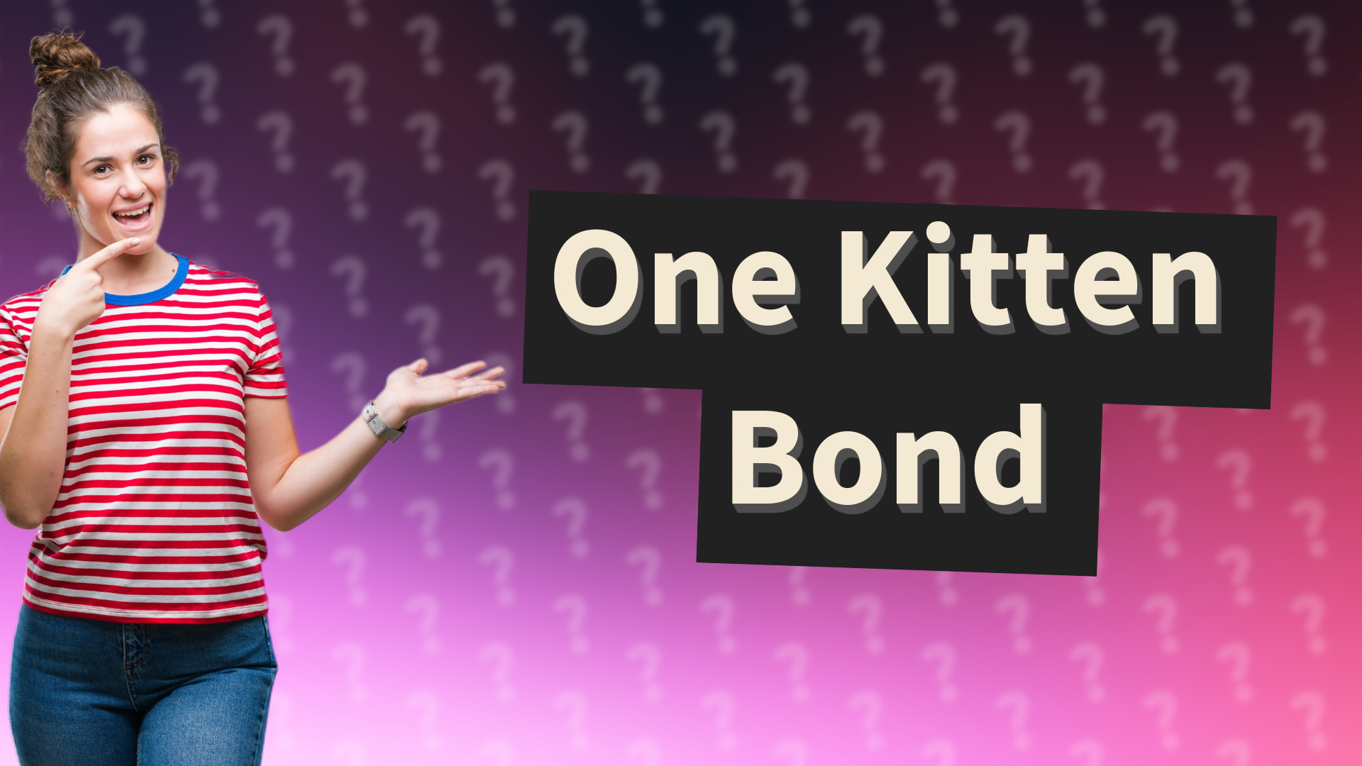 One Kitten Bond