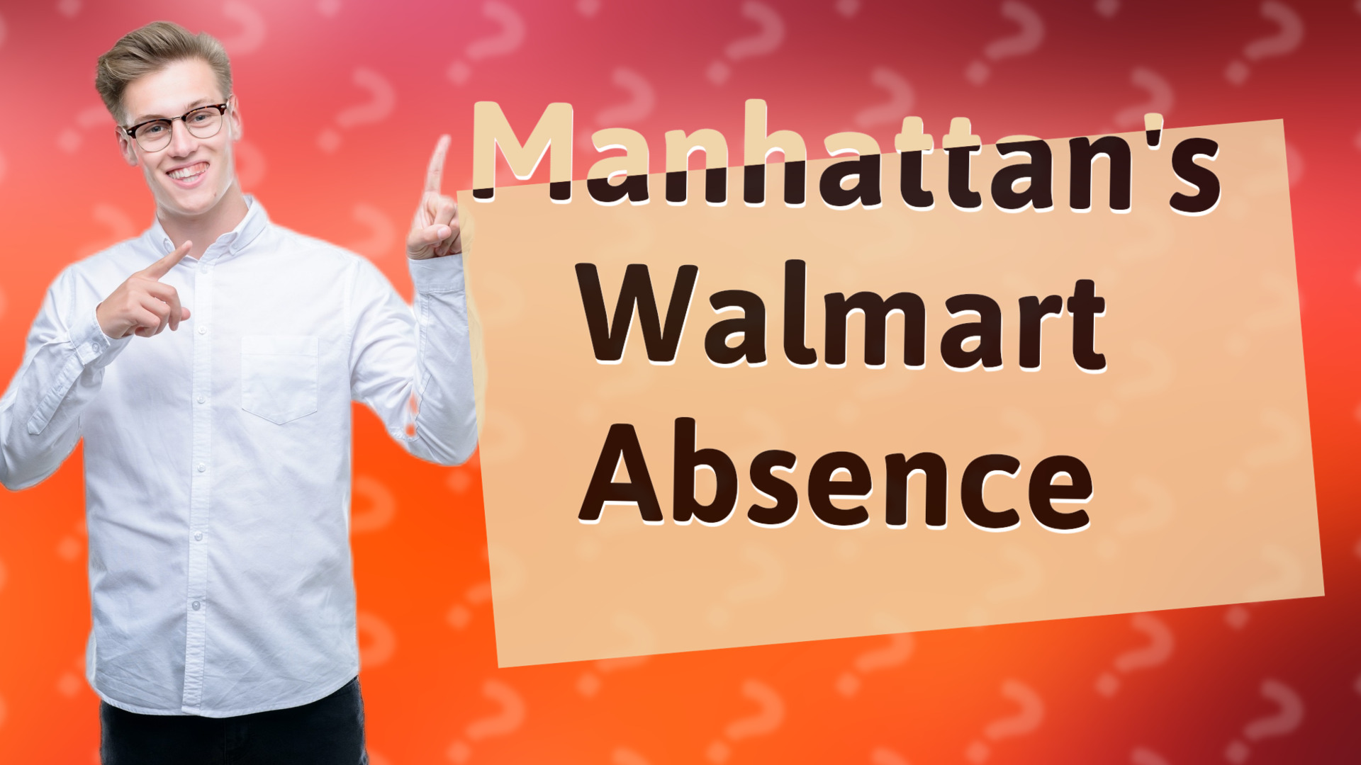 Manhattan's Walmart Absence