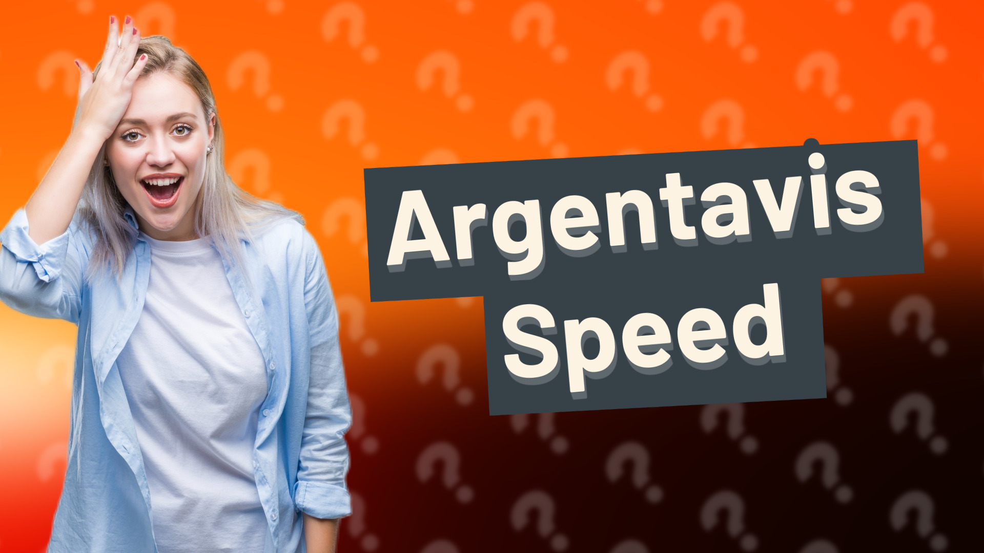 Argentavis Speed