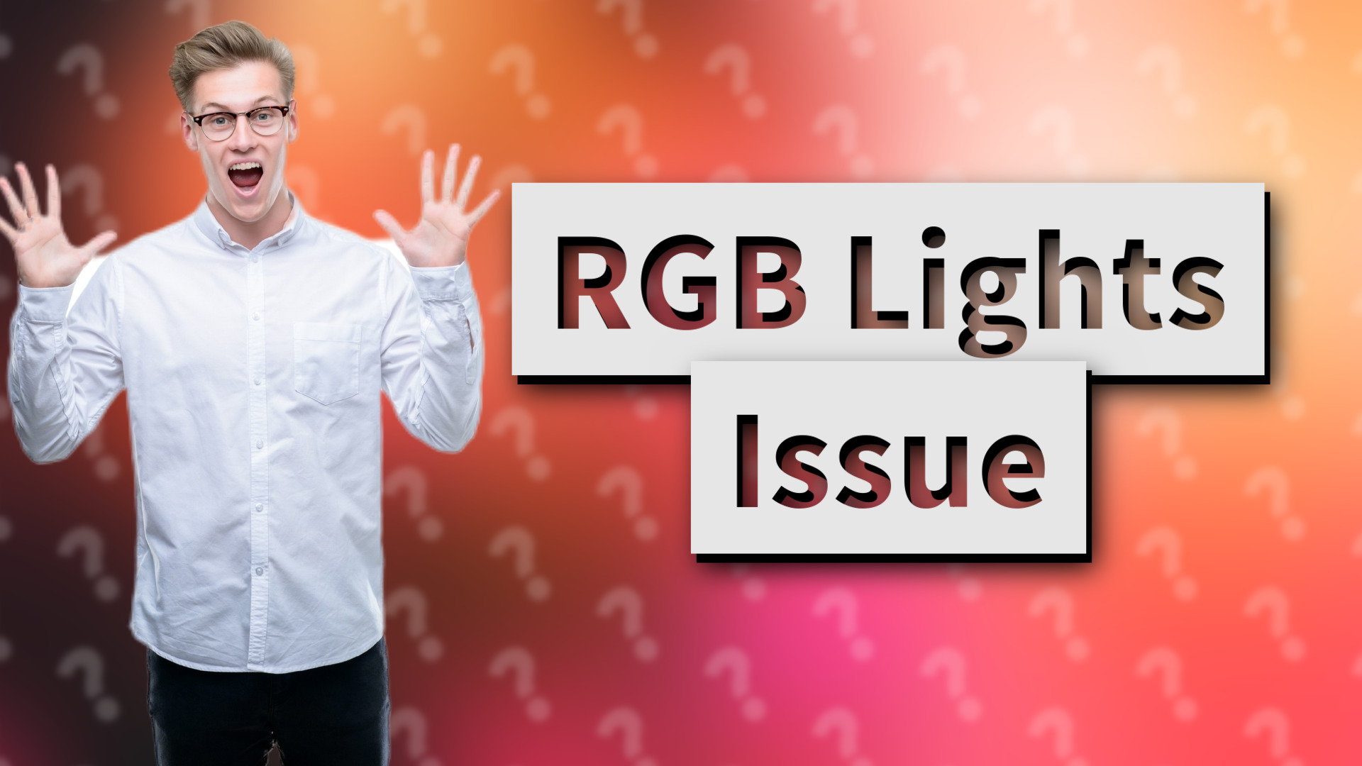 RGB Lights Issue