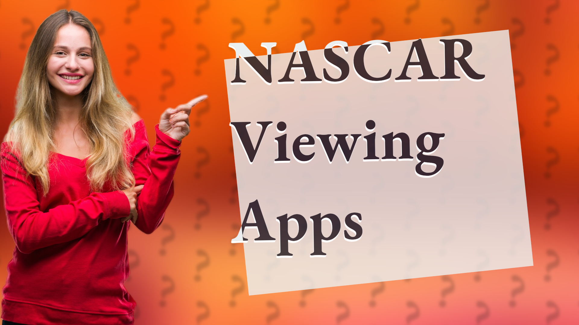 NASCAR Viewing Apps