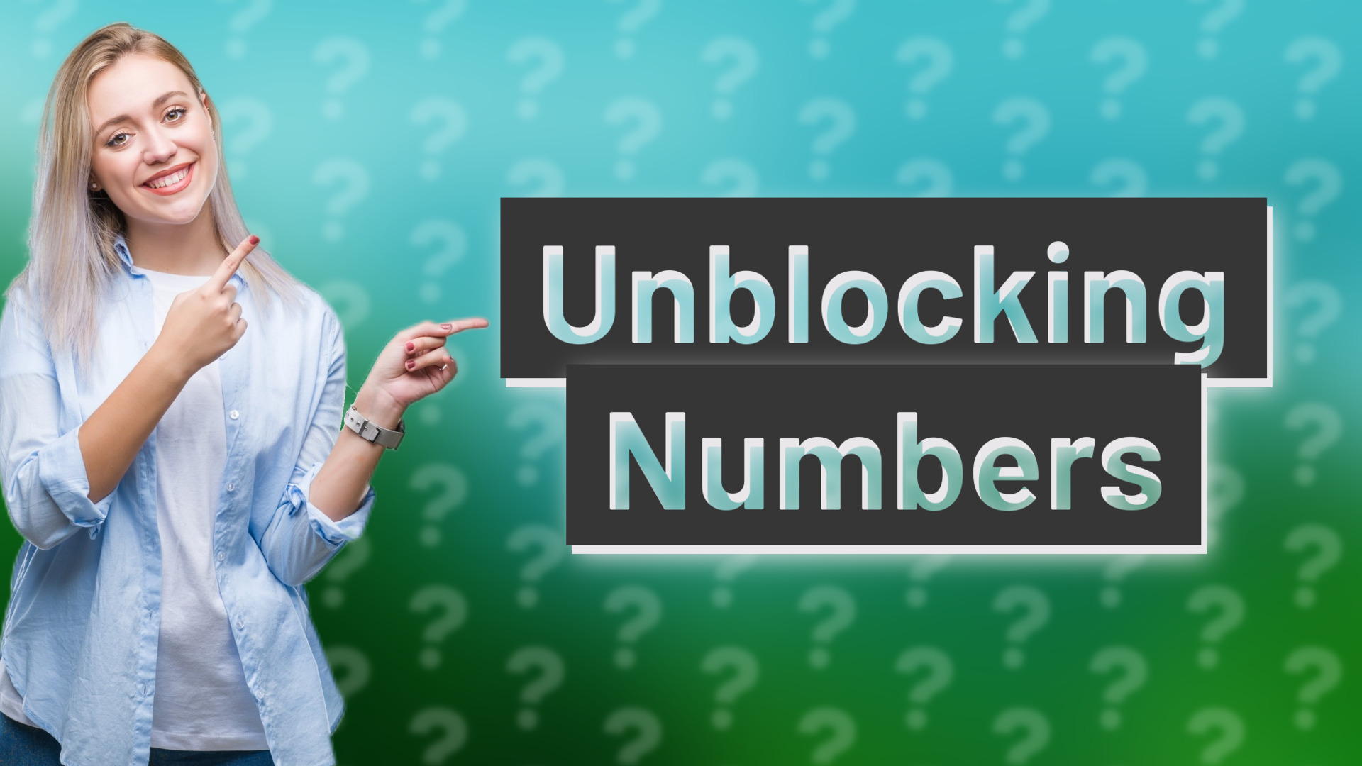 Unblocking Numbers