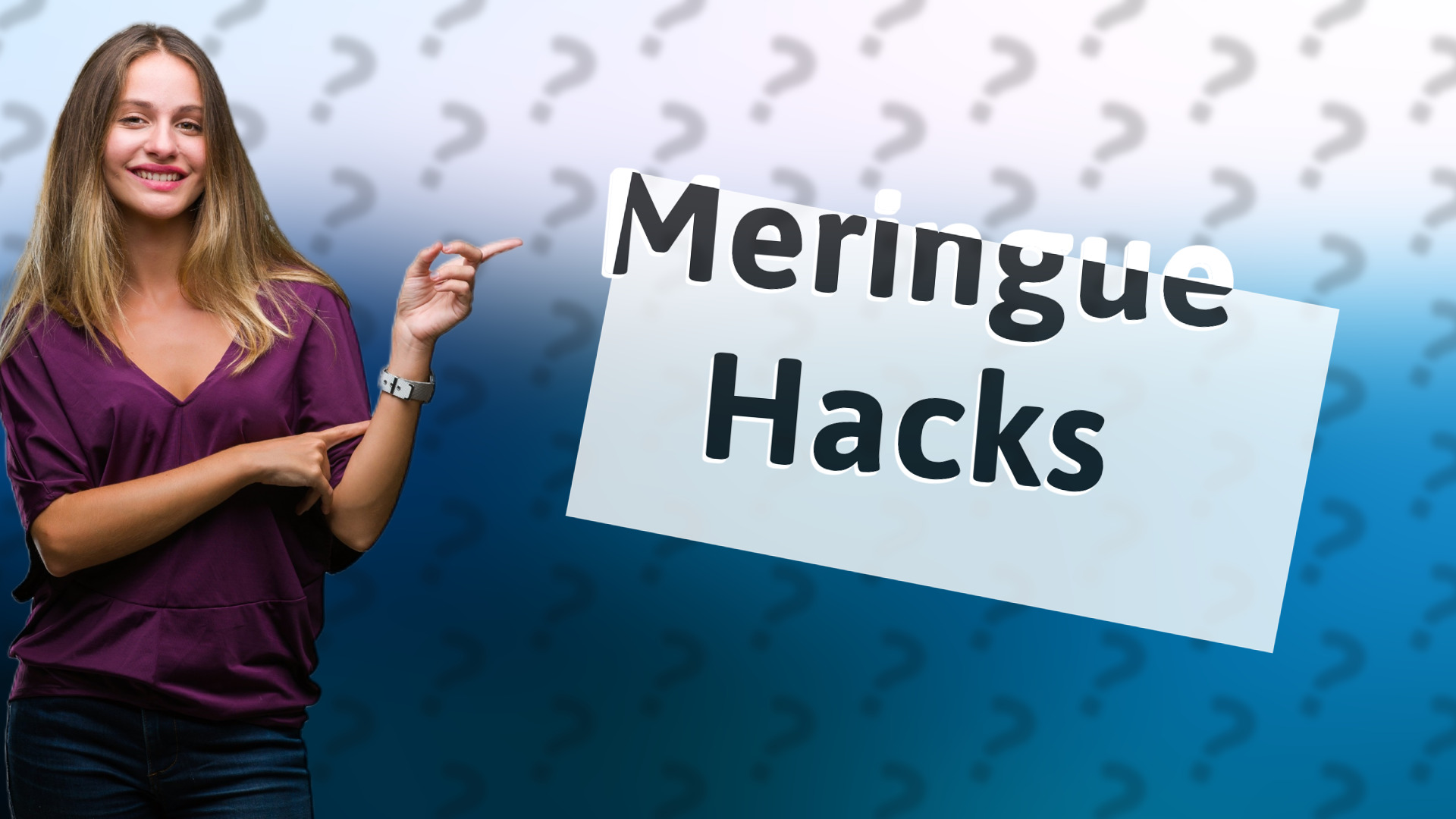 Meringue Hacks