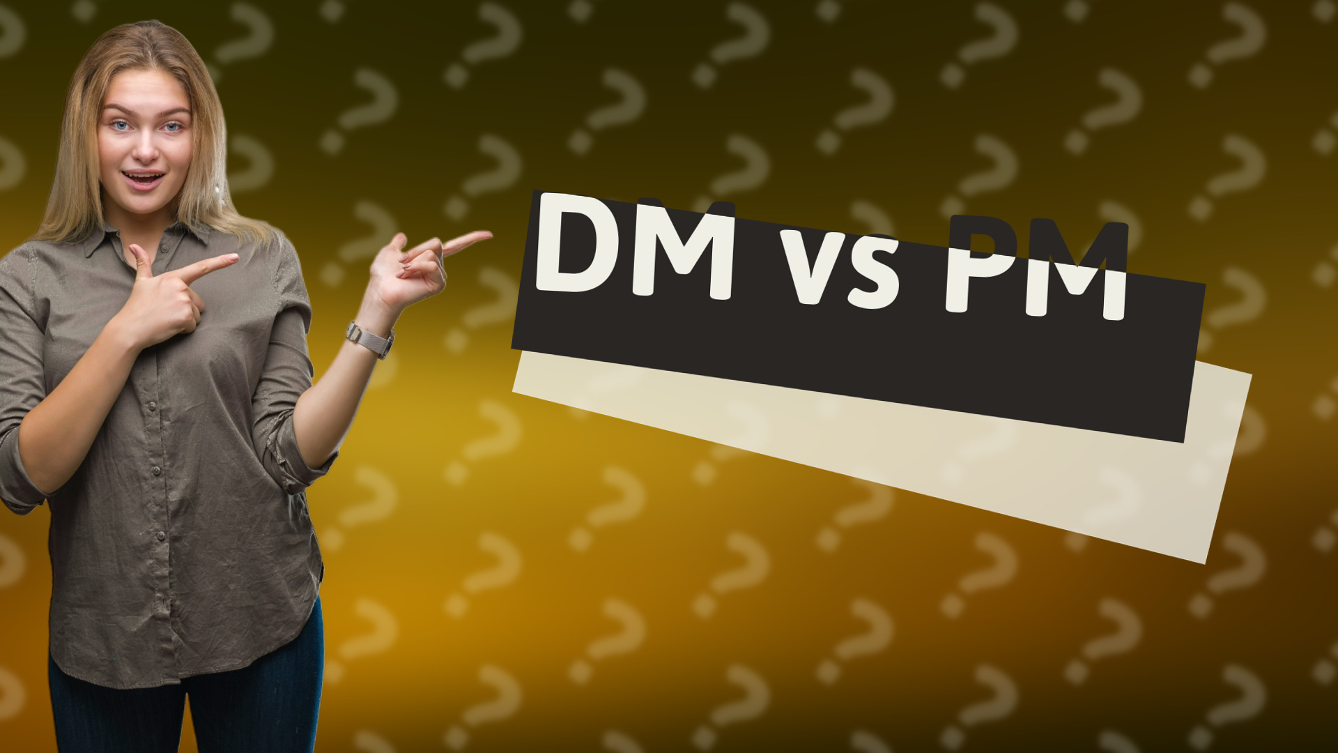DM vs PM