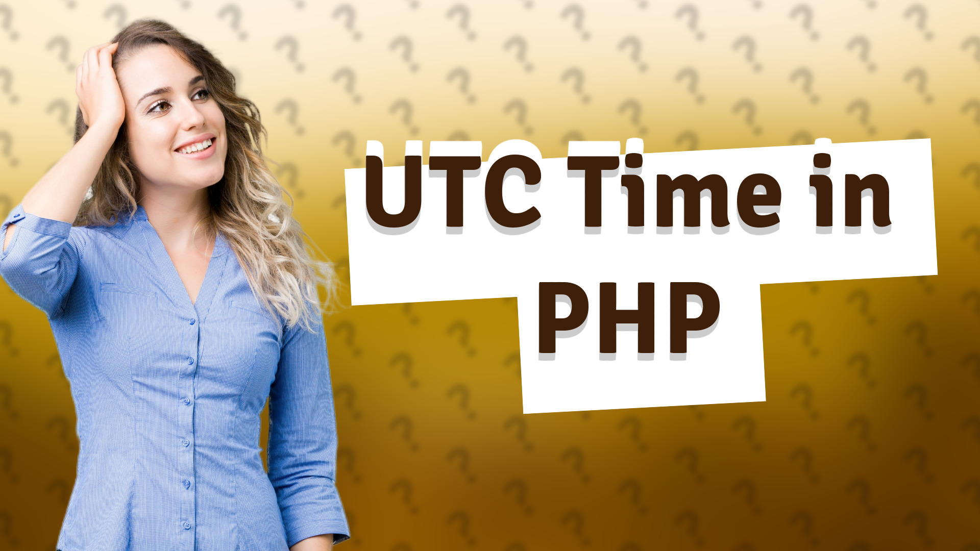 UTC Time in PHP