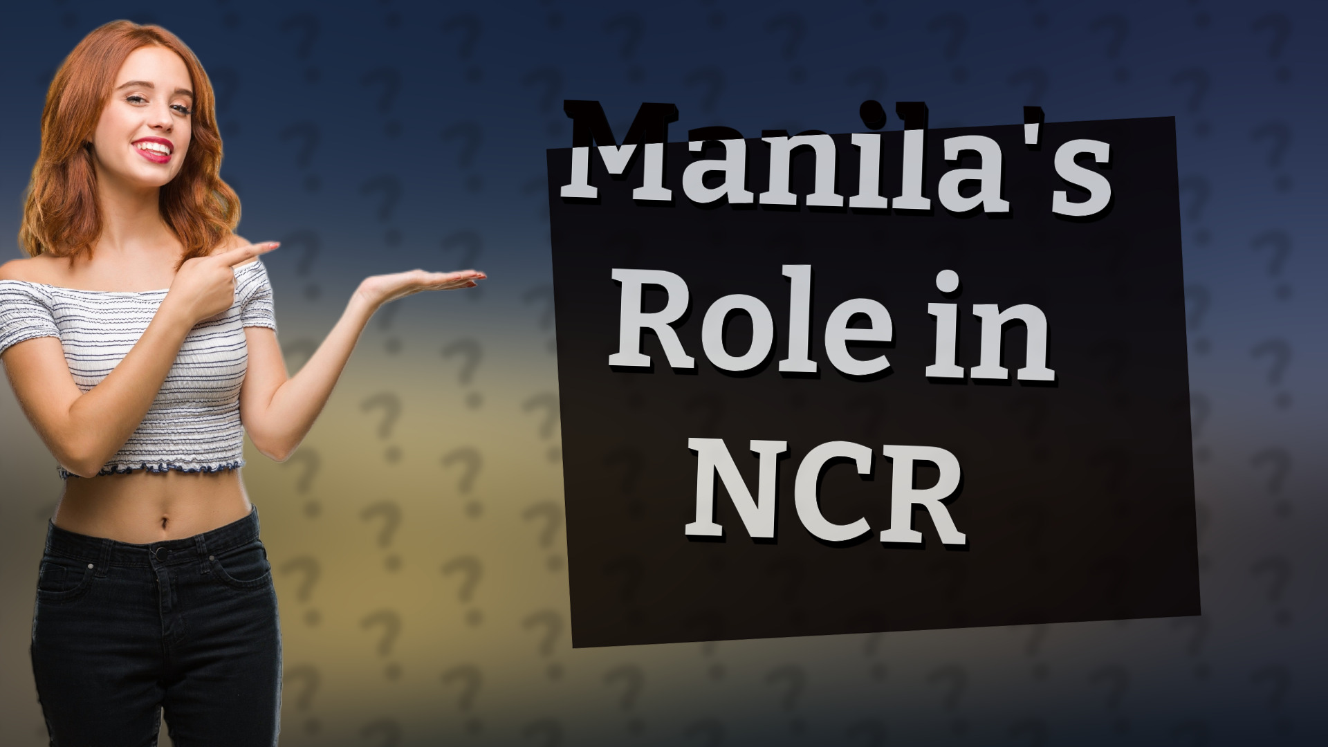 Manila's Role in NCR