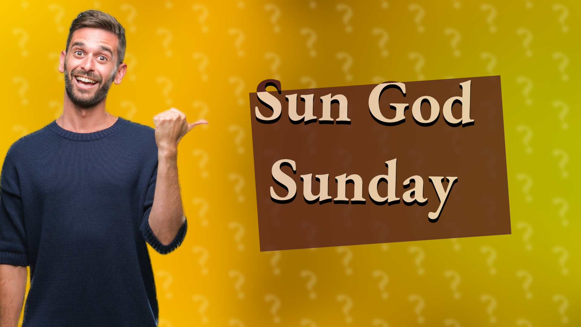 Sun God Sunday