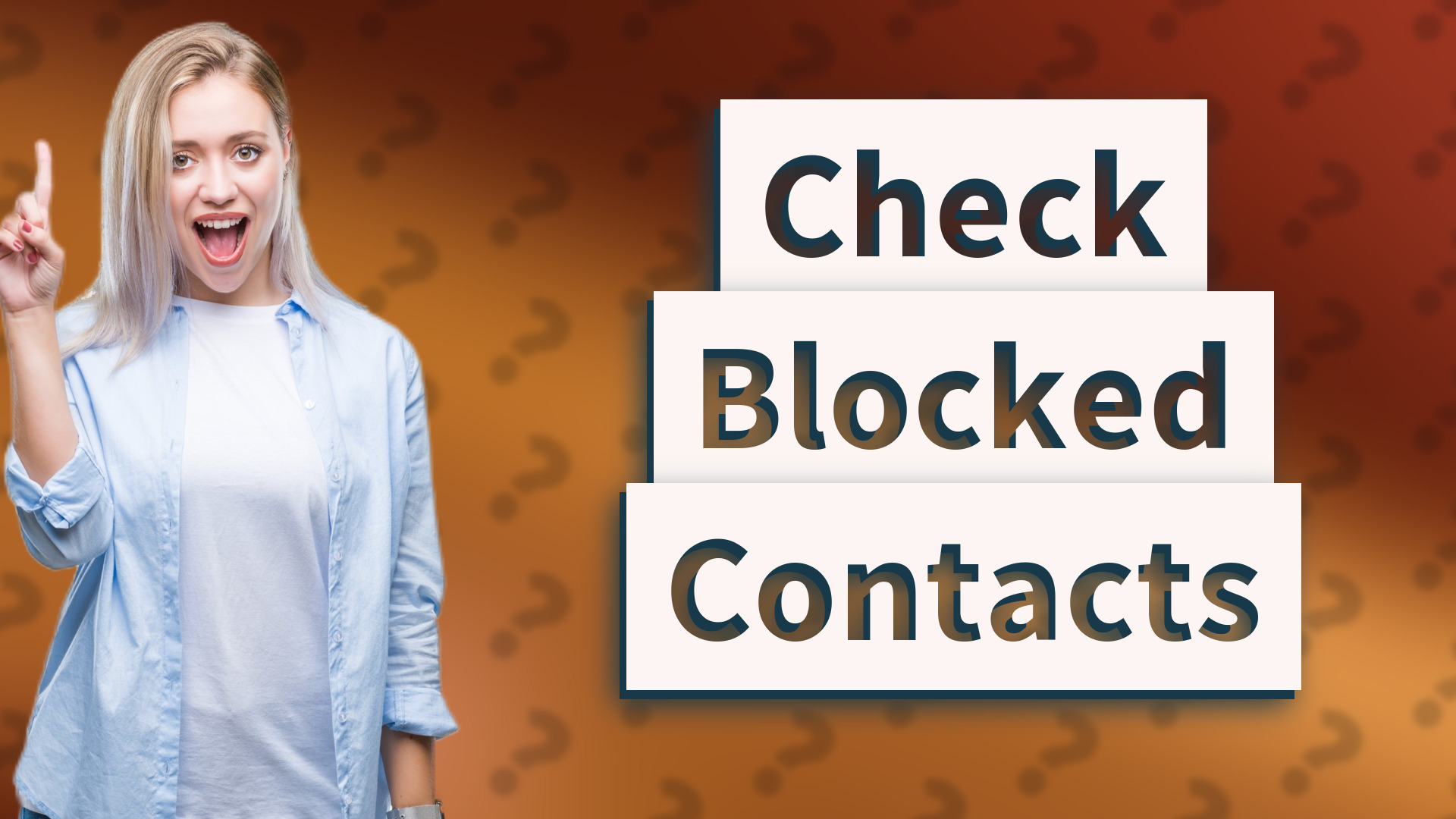 Check Blocked Contacts