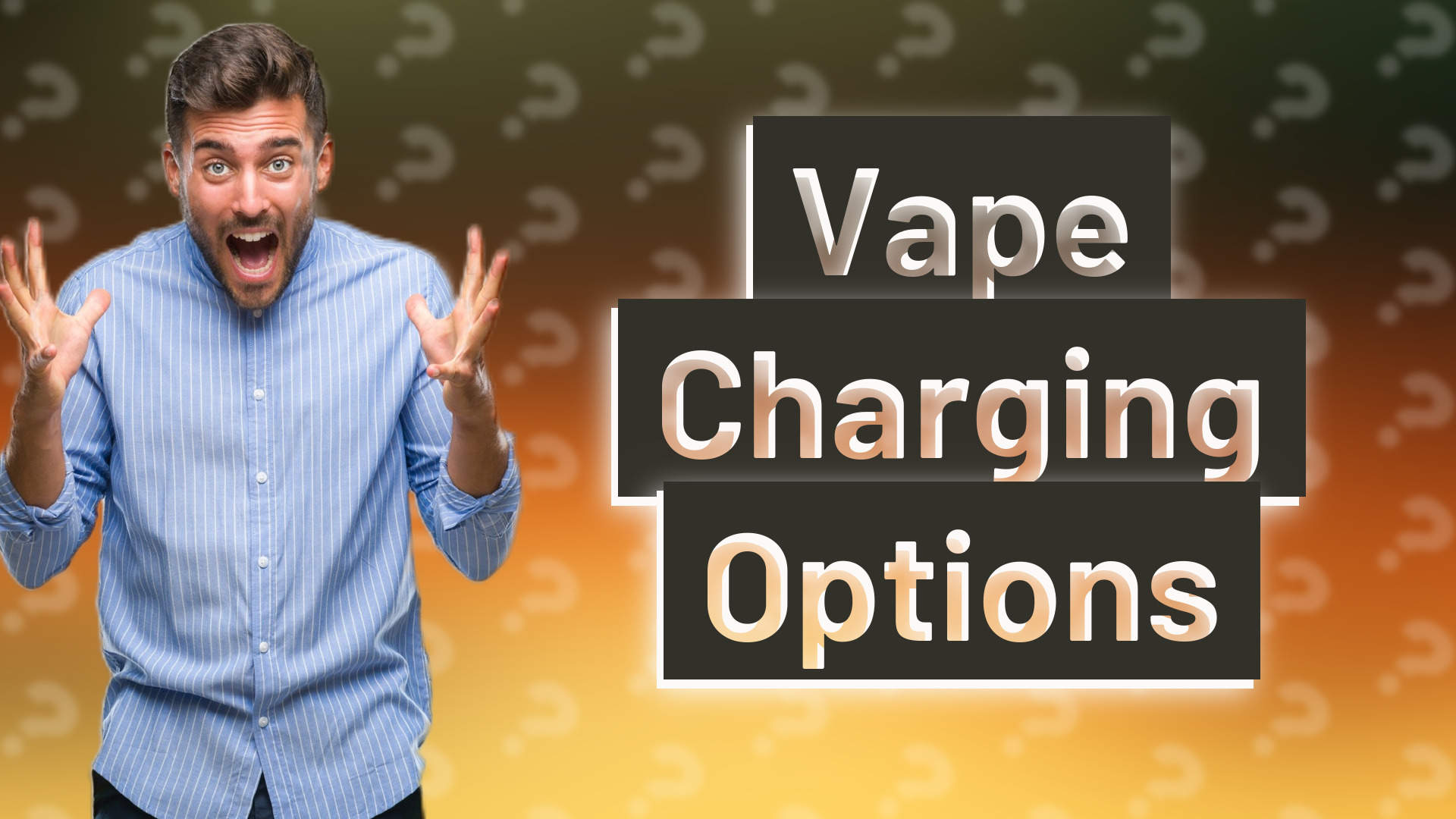 Vape Charging Options