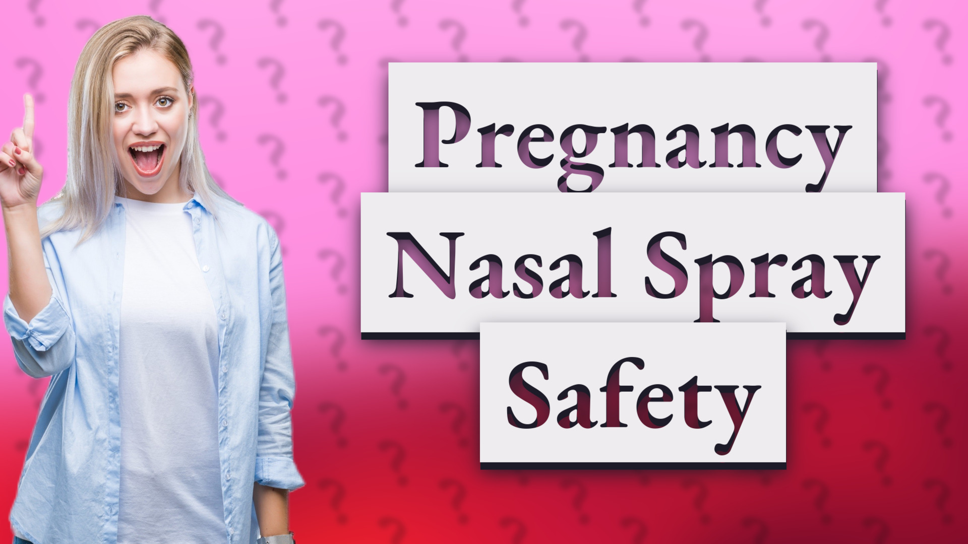 Pregnancy Nasal Spray Safety