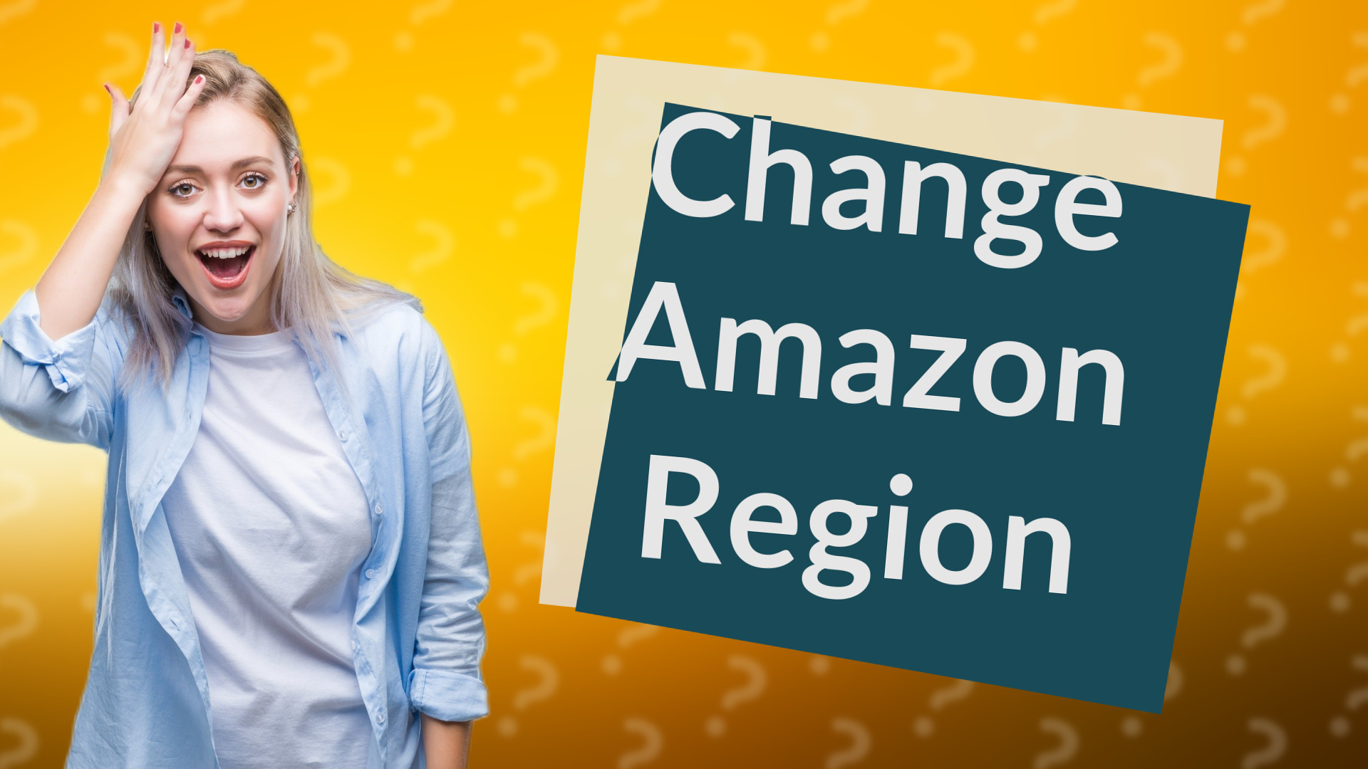 Change Amazon Region