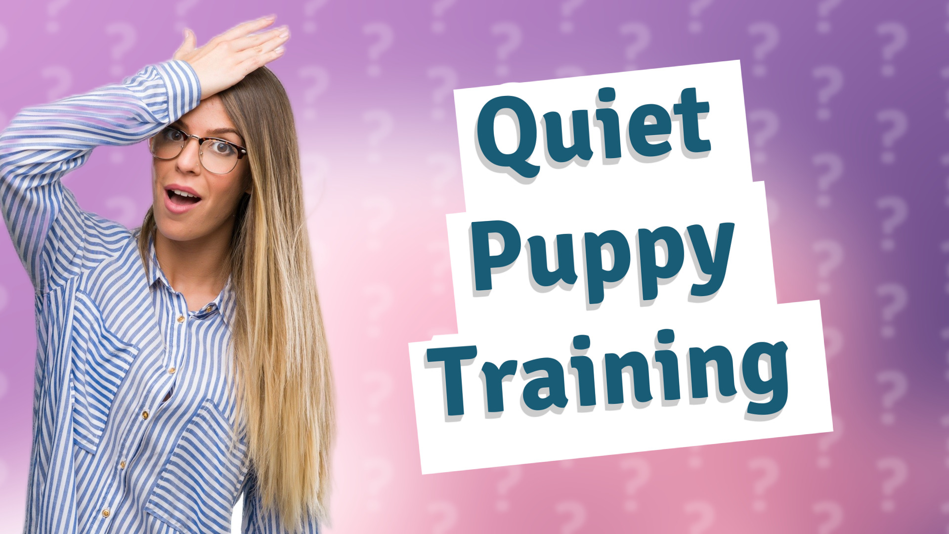 Quiet Puppy Training