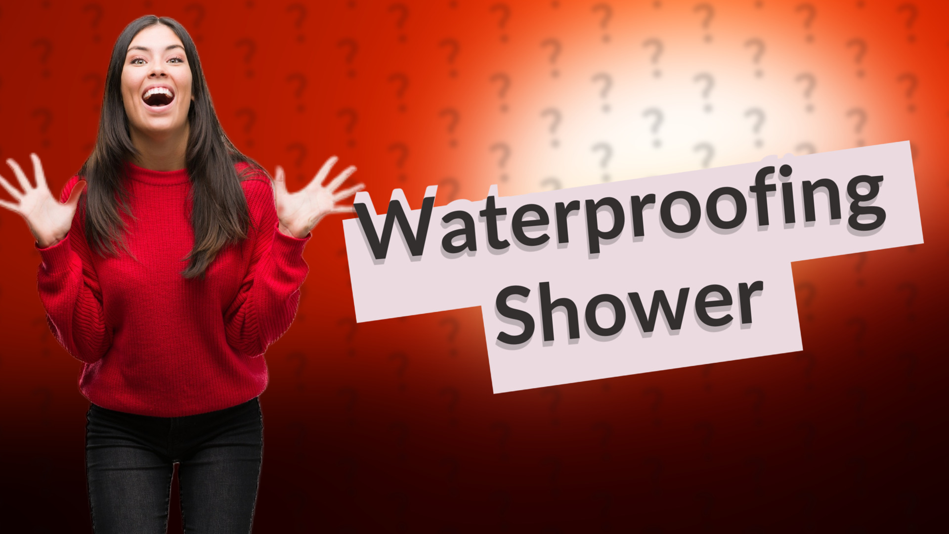 Waterproofing Shower