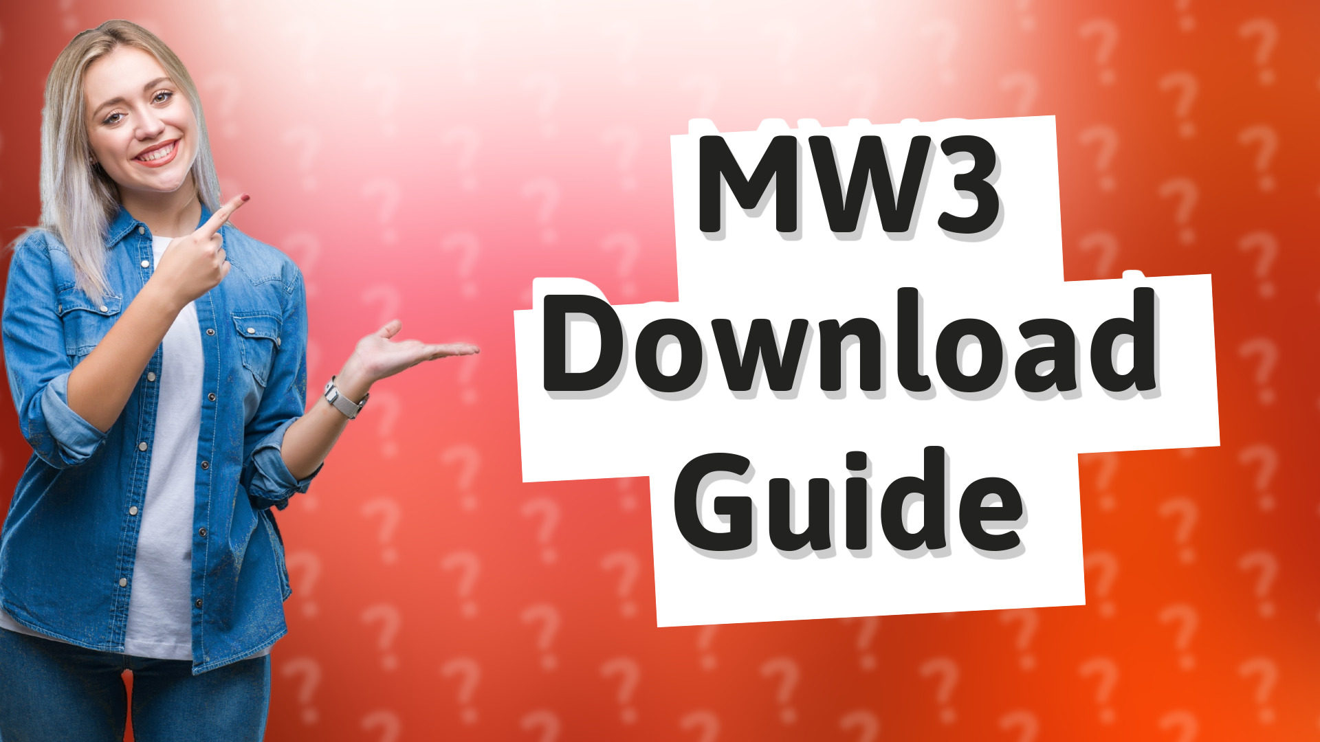 MW3 Download Guide
