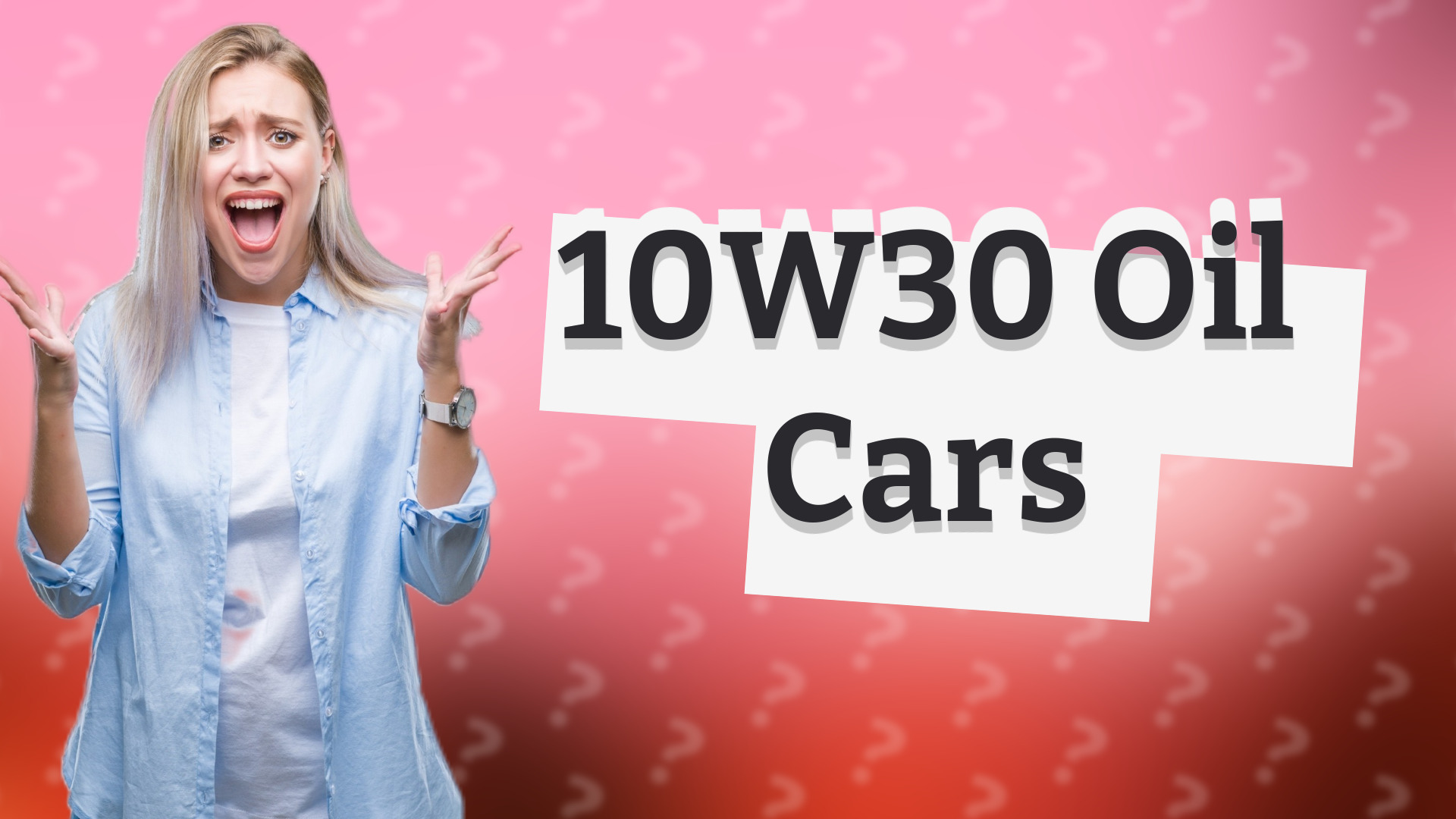 10W30 Oil Cars