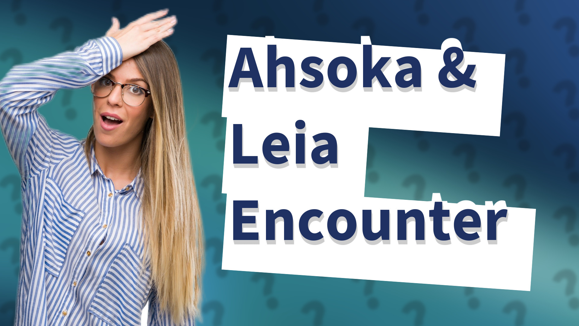 Ahsoka & Leia Encounter