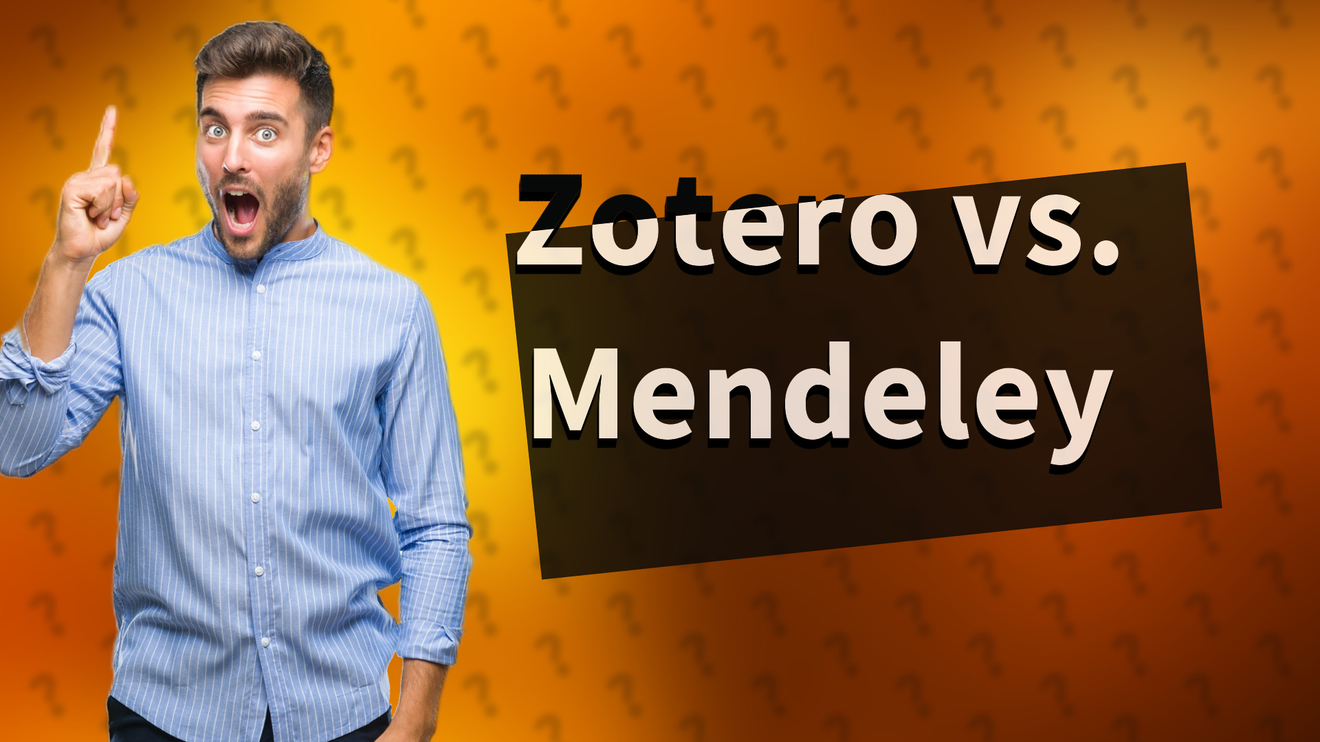 Zotero vs. Mendeley