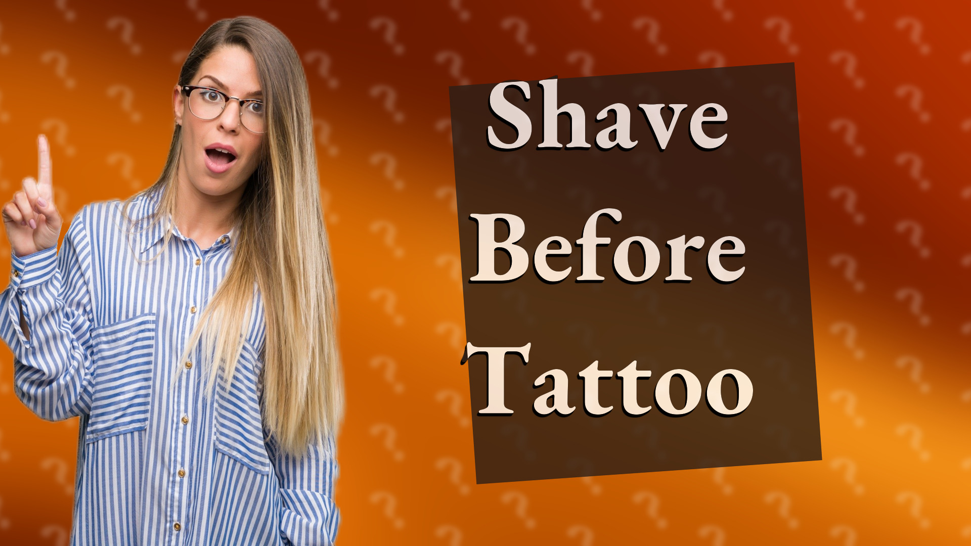 Shave Before Tattoo
