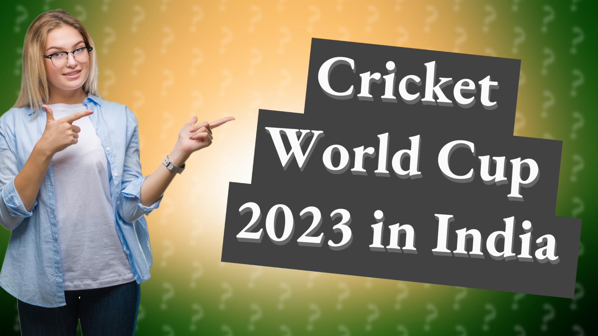 Cricket World Cup 2023 in India