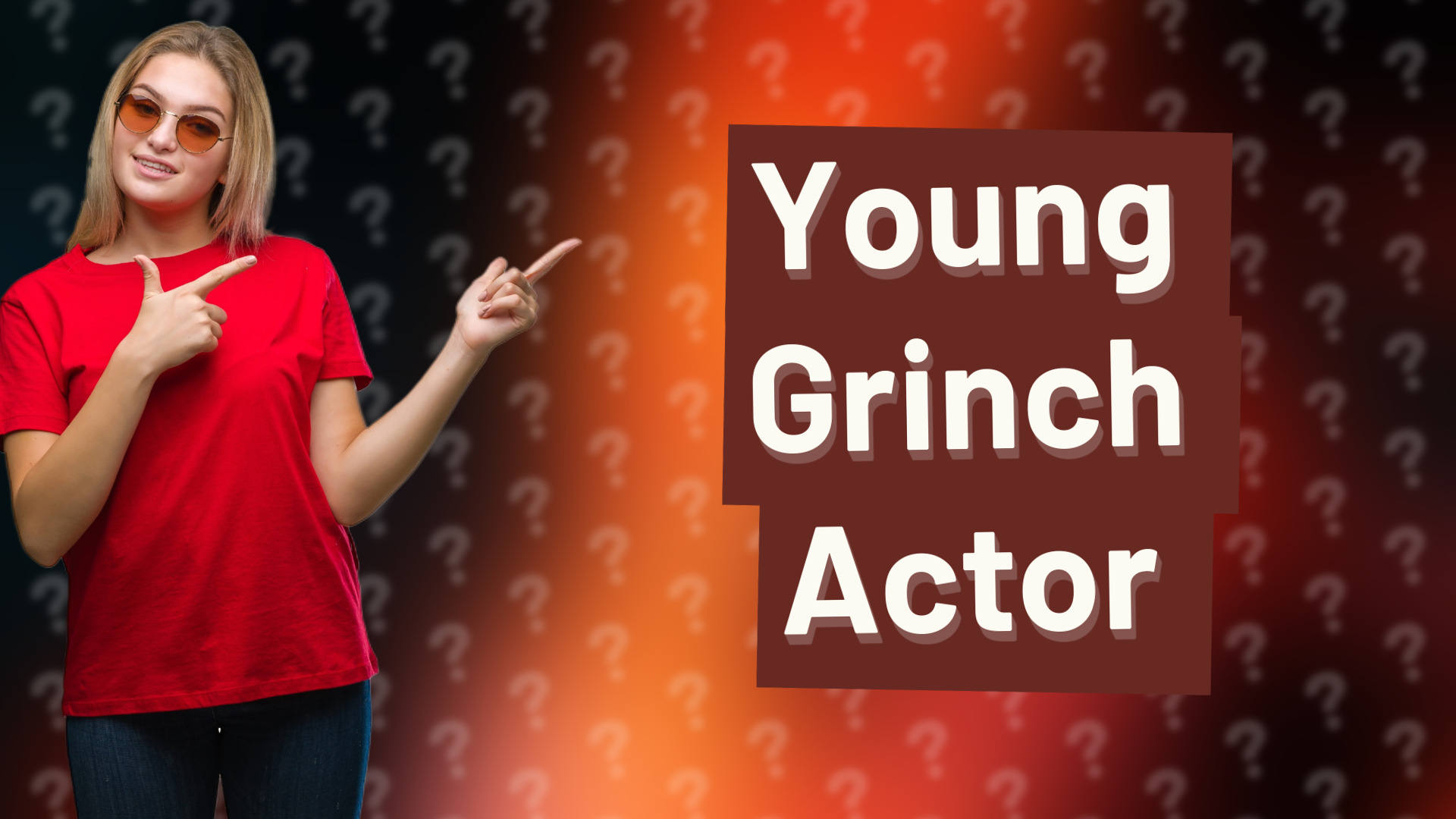 Young Grinch Actor