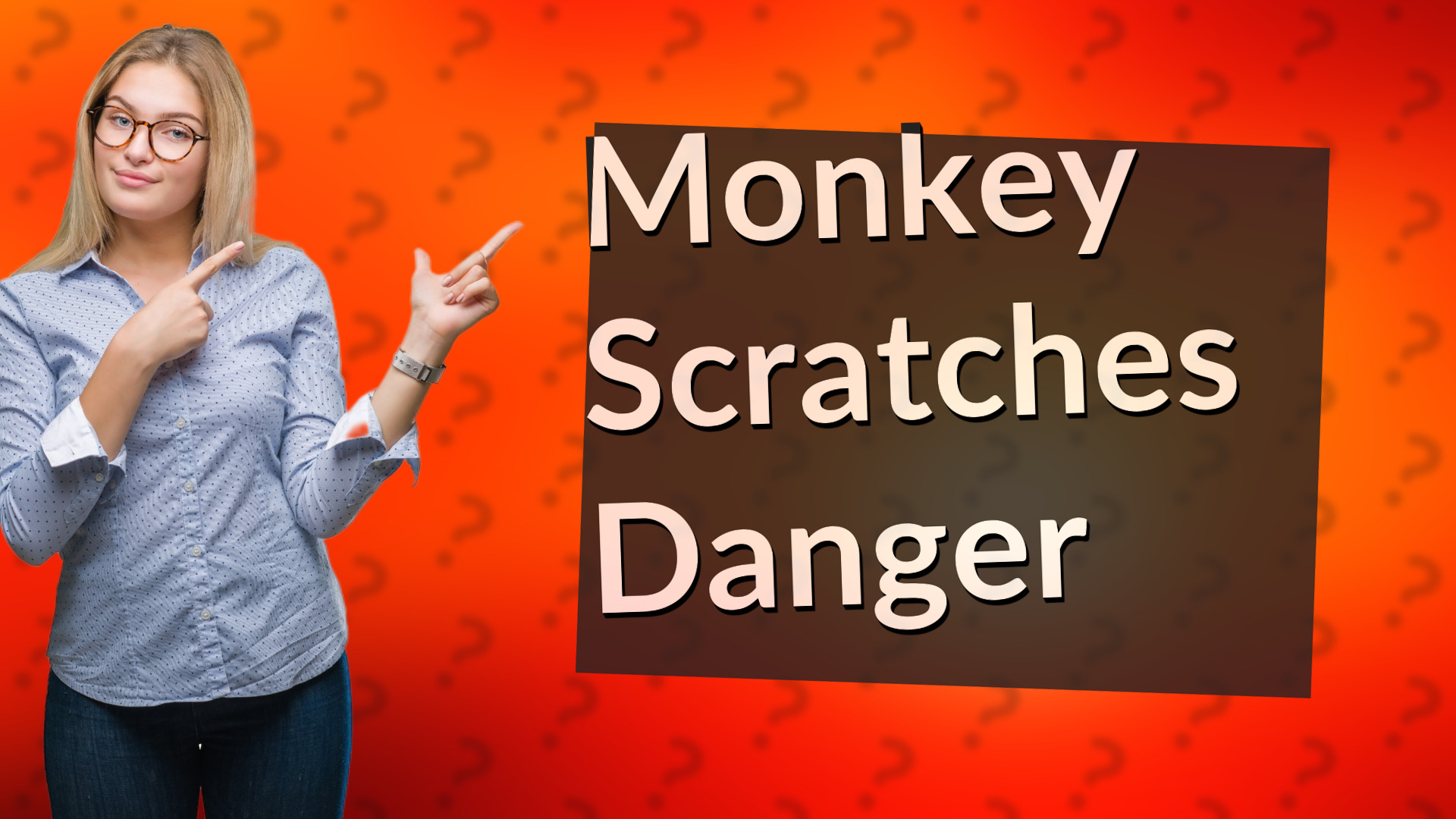 Monkey Scratches Danger