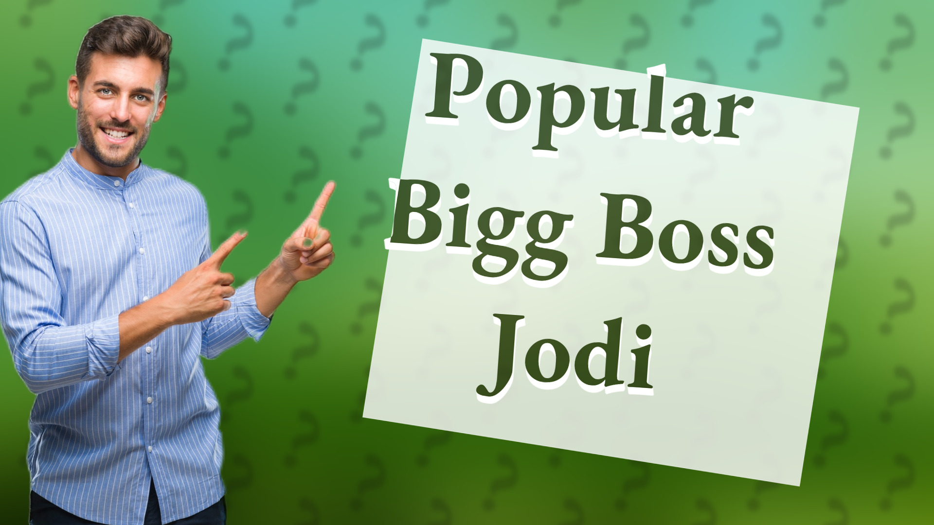 Popular Bigg Boss Jodi