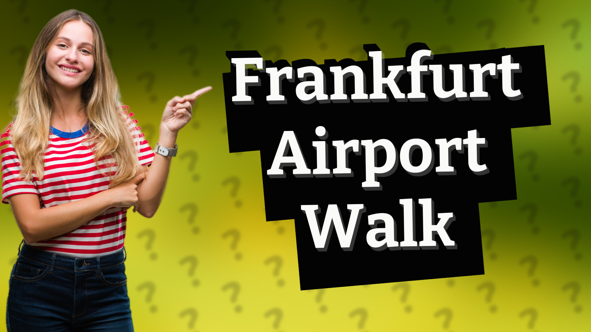 Frankfurt Airport Walk
