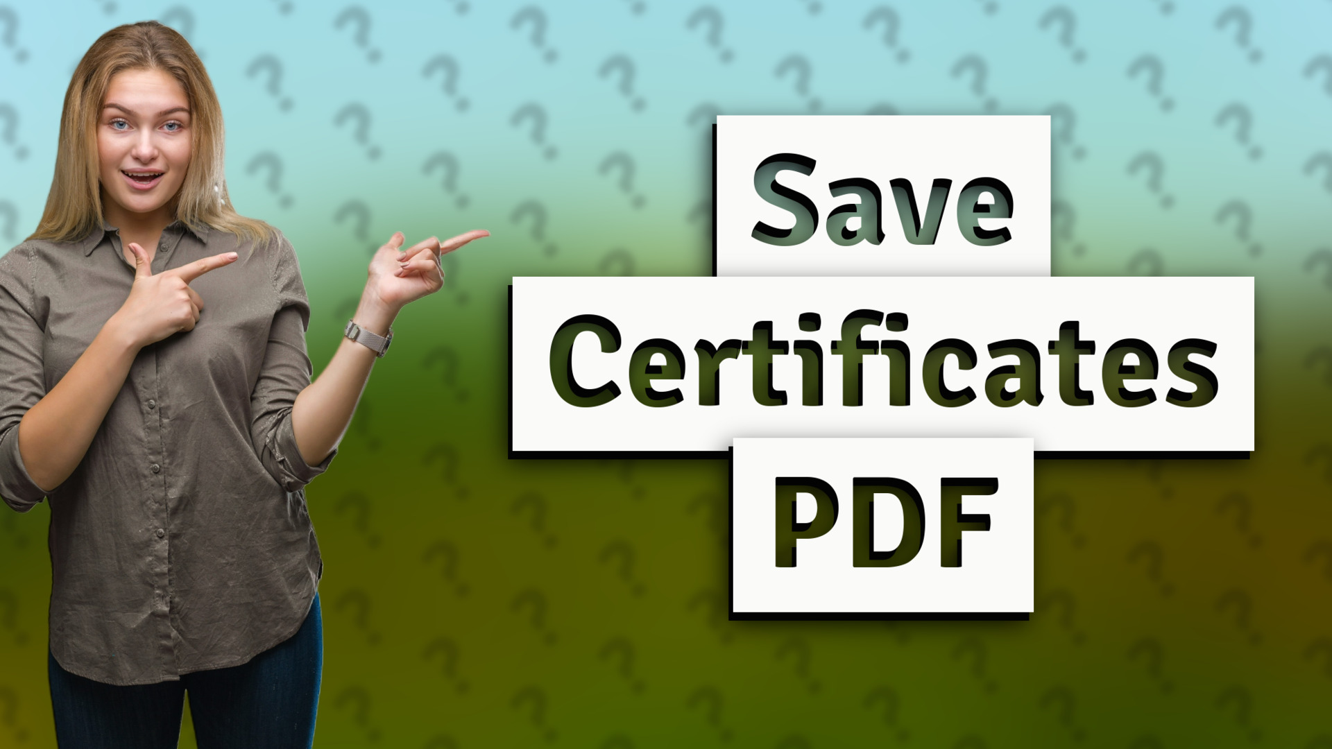 Save Certificates PDF