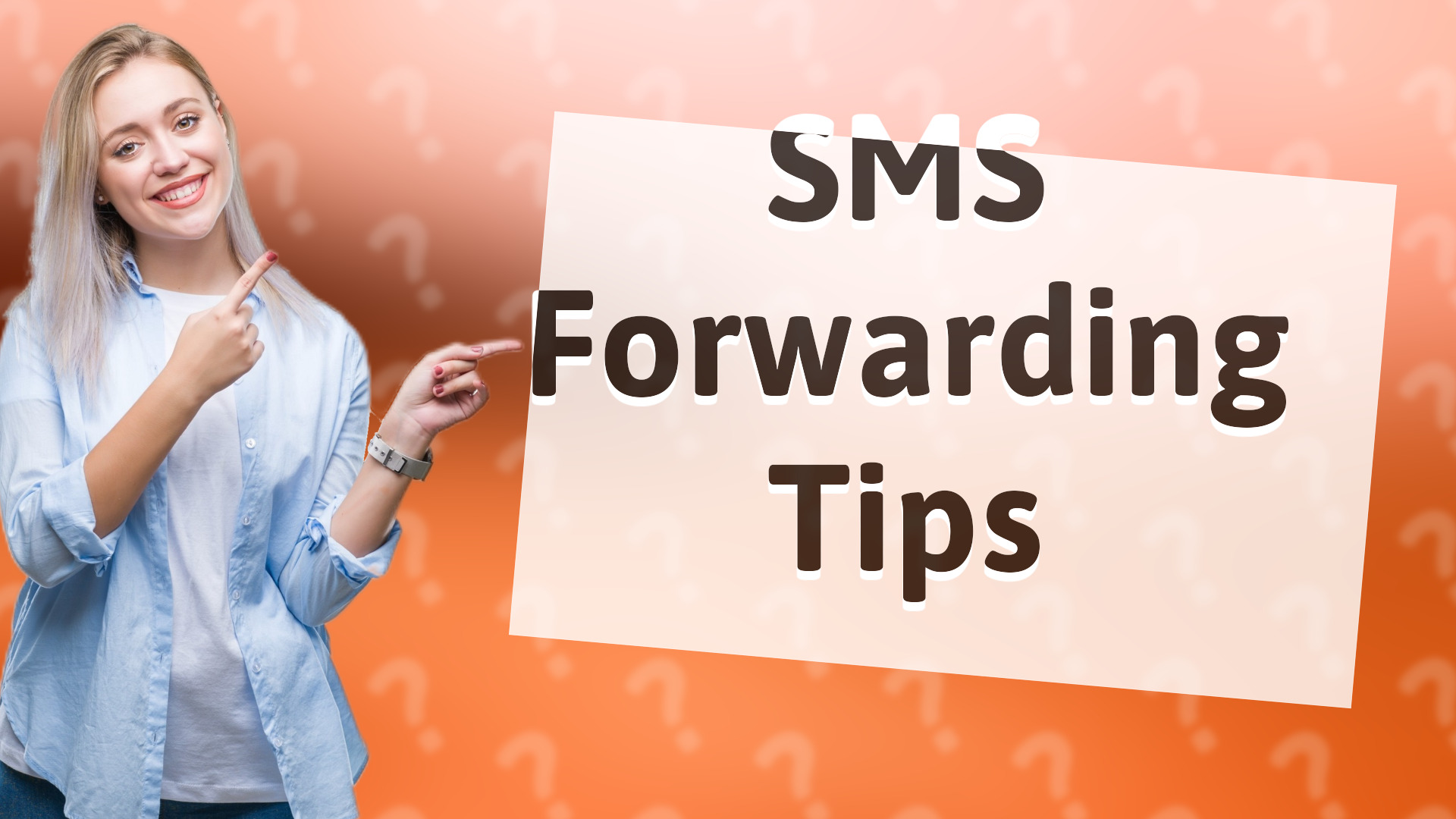 SMS Forwarding Tips