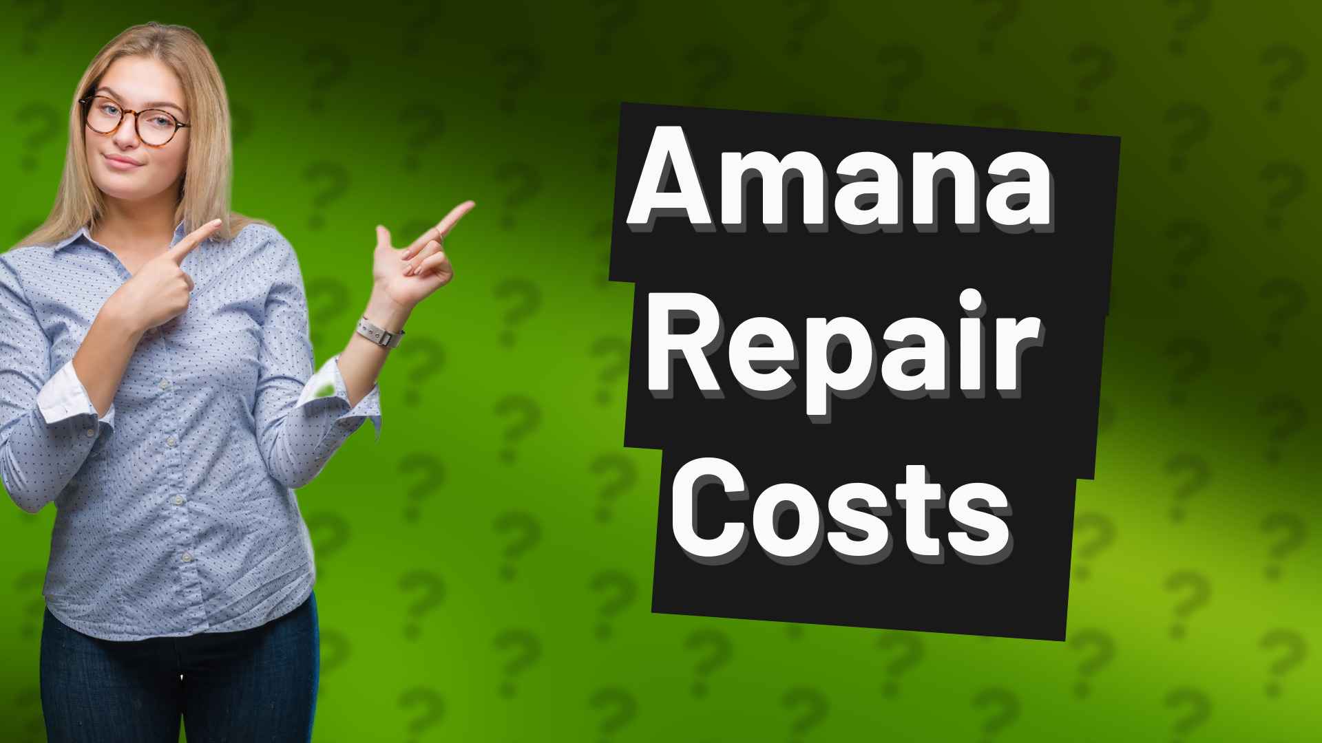 Amana Repair Costs