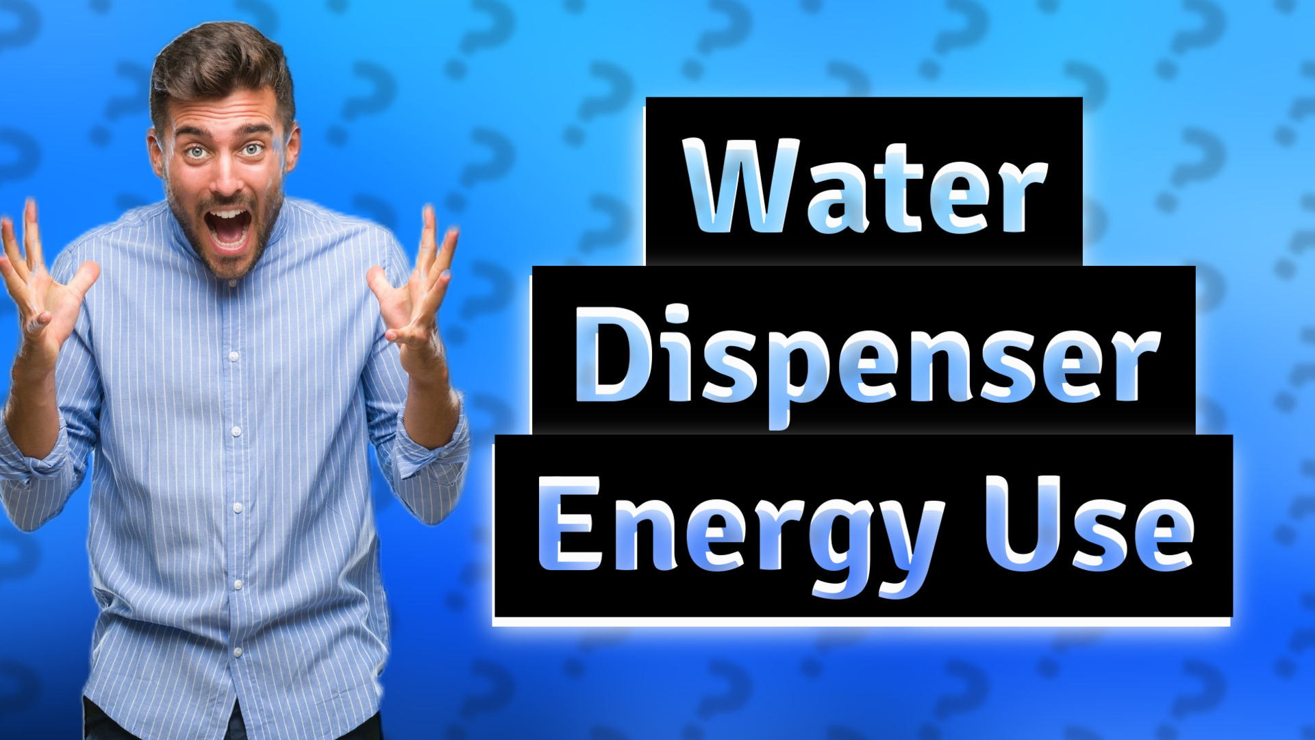 Water Dispenser Energy Use