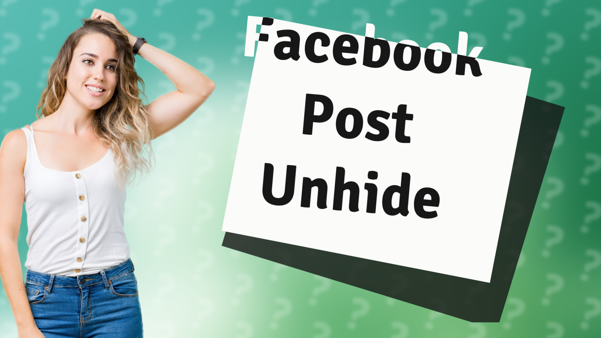 Facebook Post Unhide