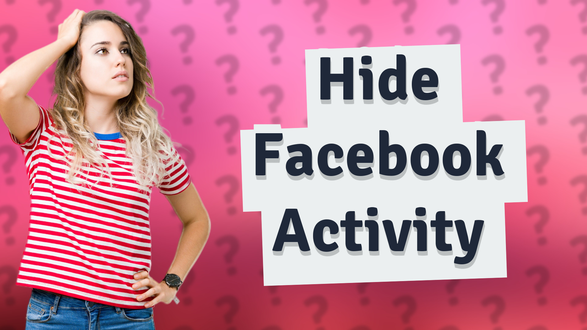 Hide Facebook Activity