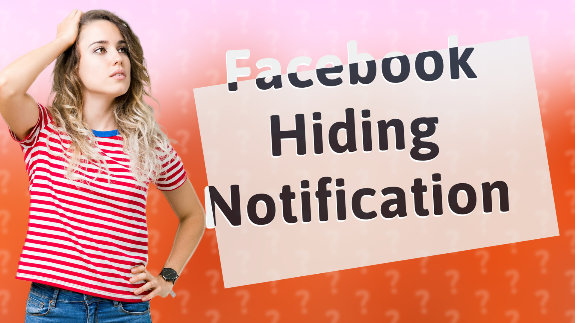 Facebook Hiding Notification