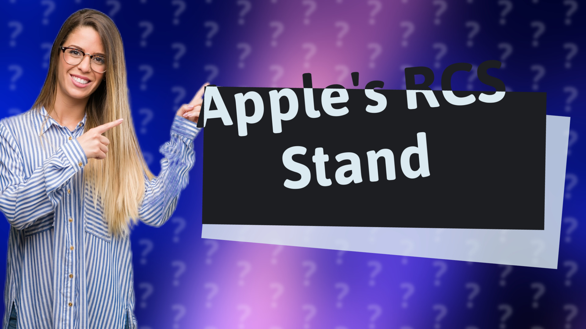 Apple's RCS Stand