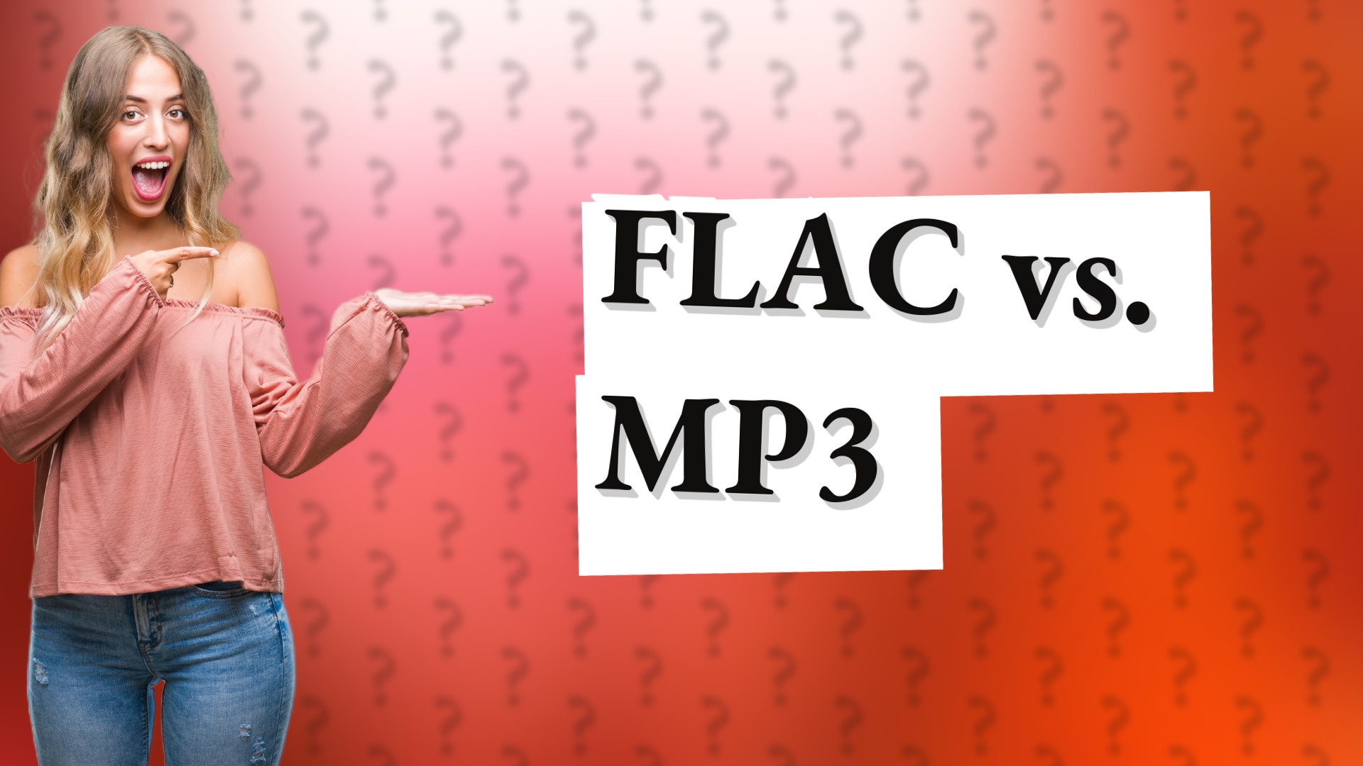 FLAC vs. MP3